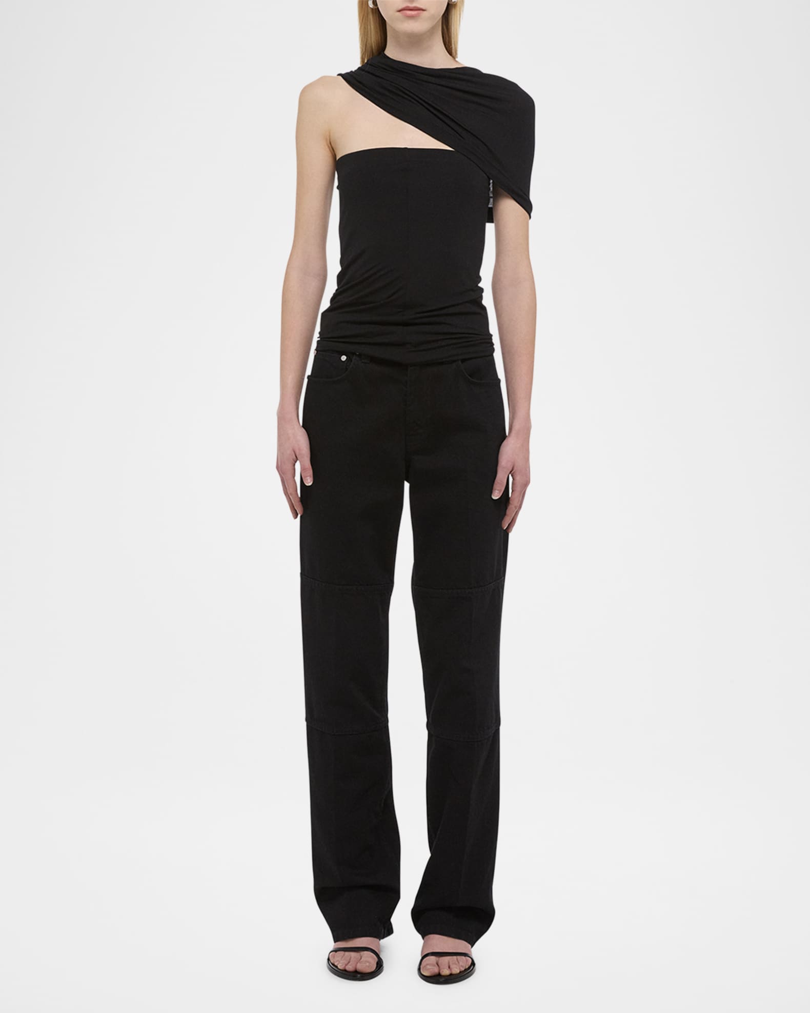 トップス helmutlang 03ss Helmut Lang 2003 Deconstructed Tank Top with Extended Hem – ENDYMA