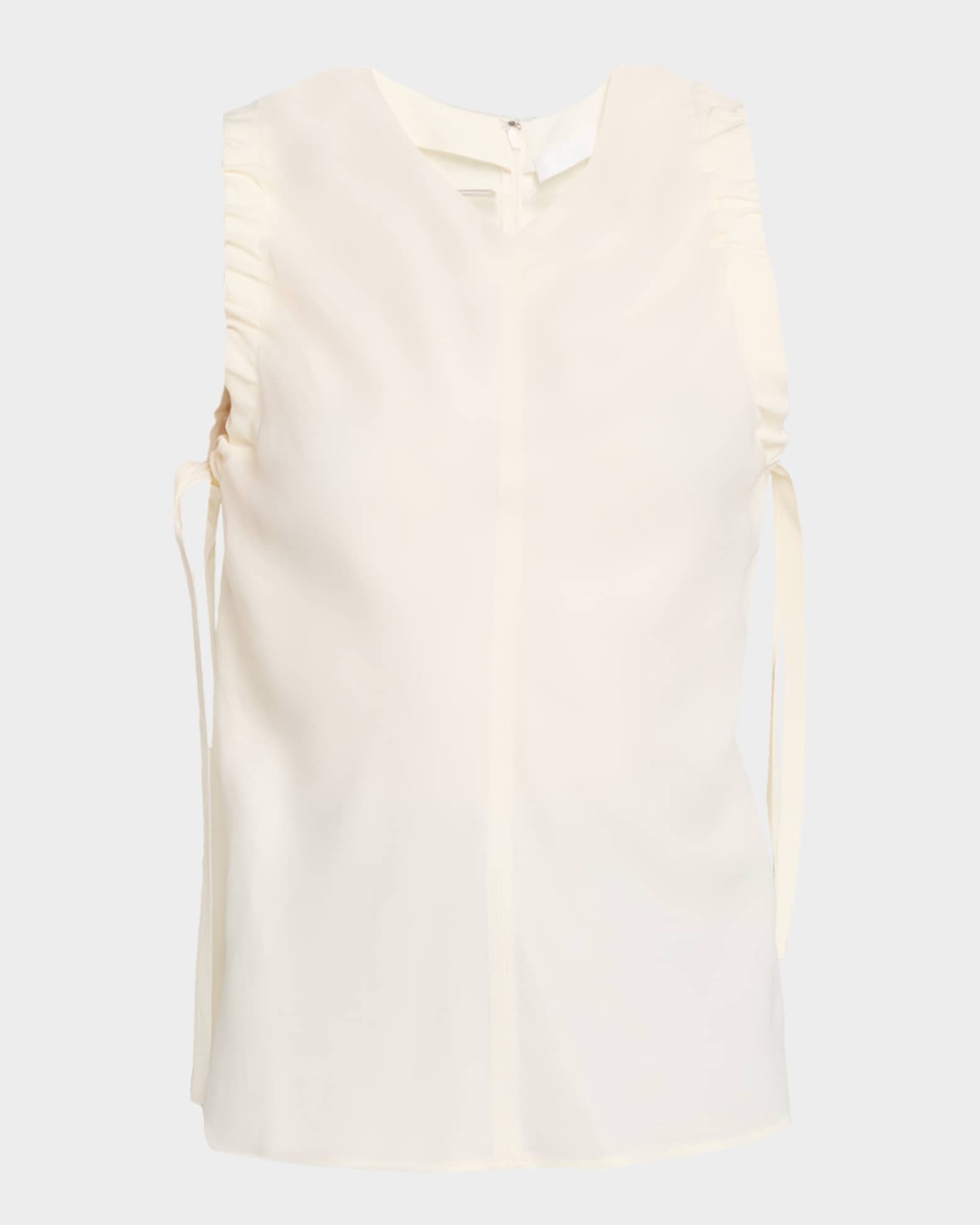 Helmut Lang Ruched Sleeveless Top | Neiman Marcus