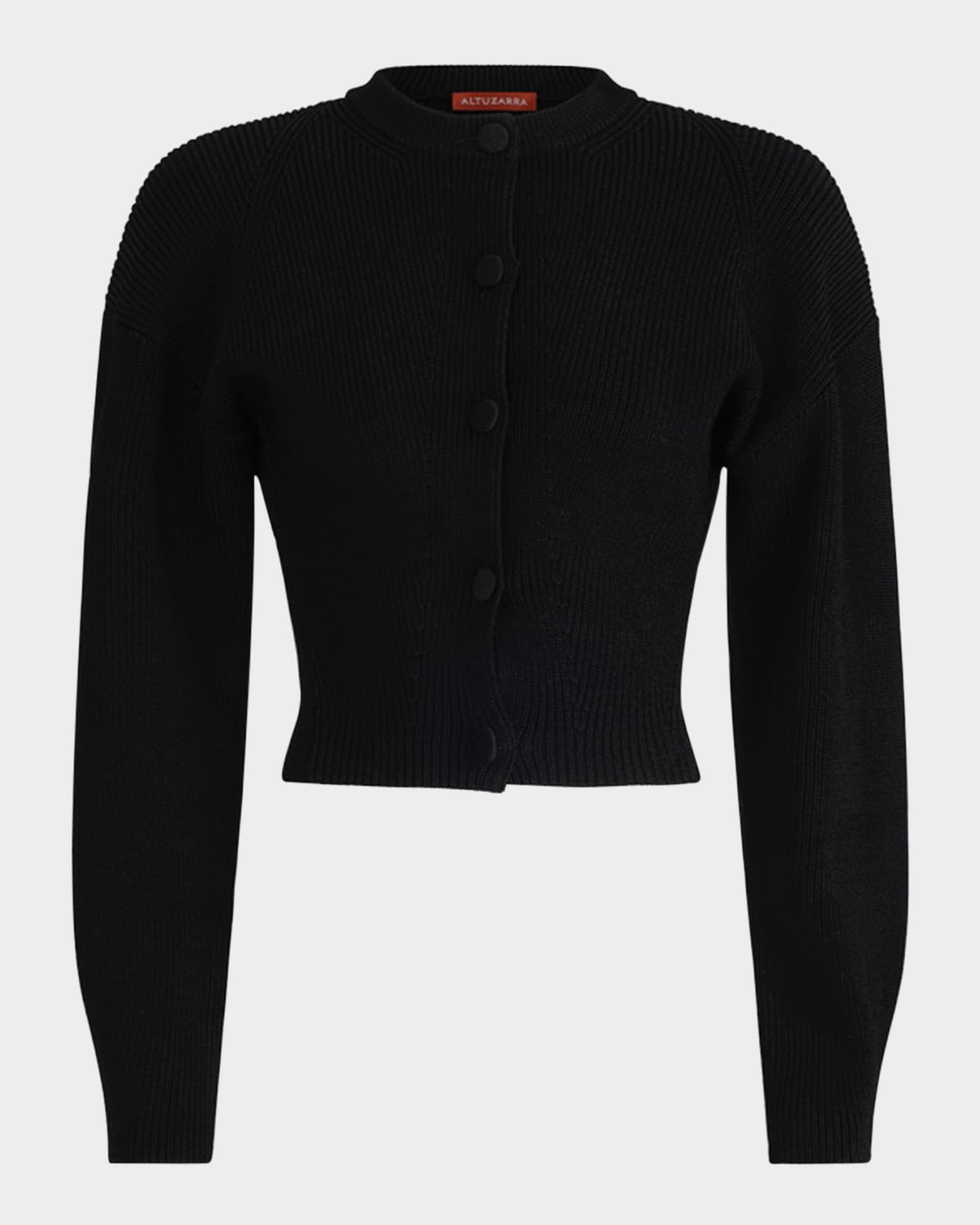 Phinny Rib Crop Cardigan 0