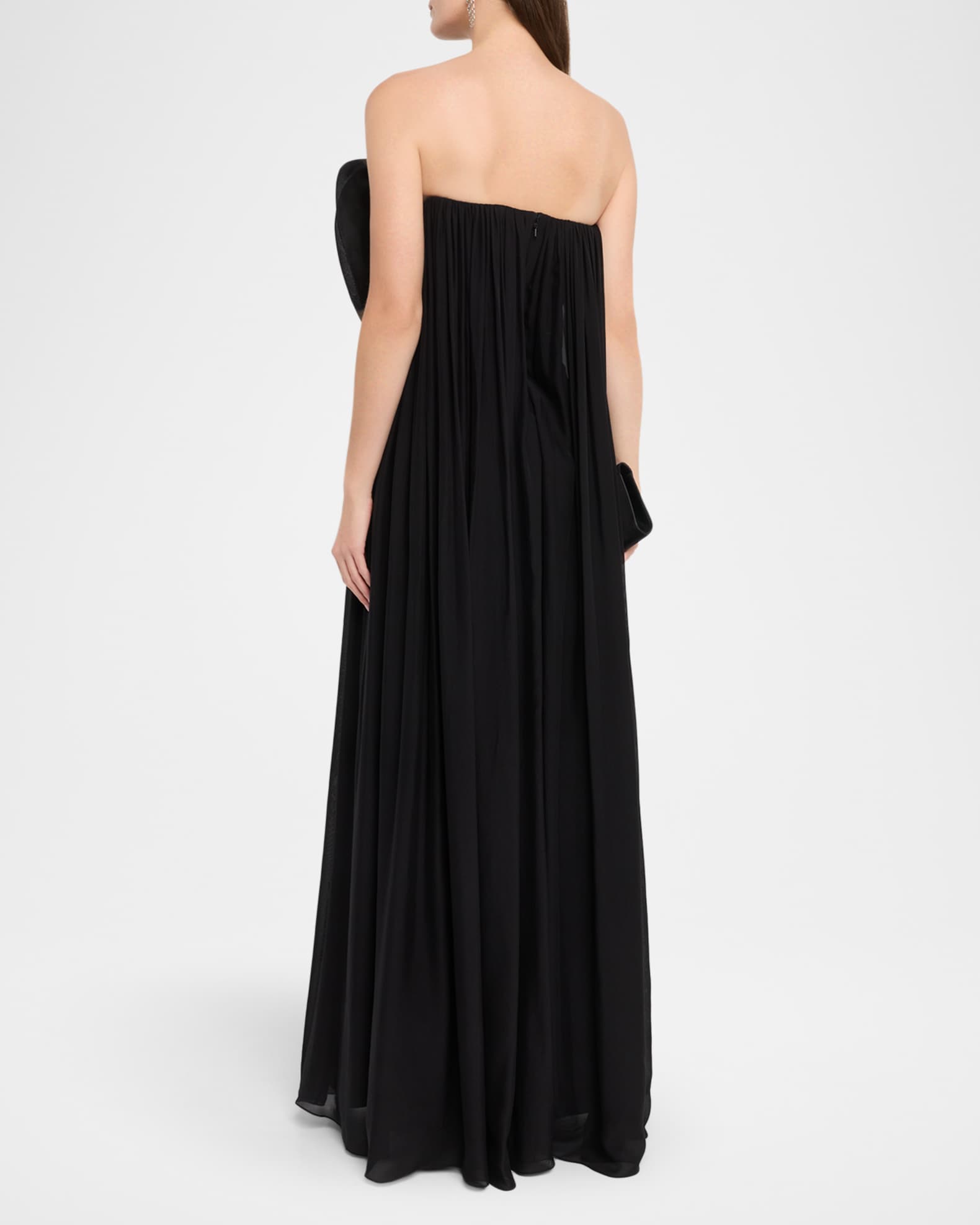 Gaurav Gupta Waterfall Sculptural Ruffle Strapless Gown | Neiman Marcus