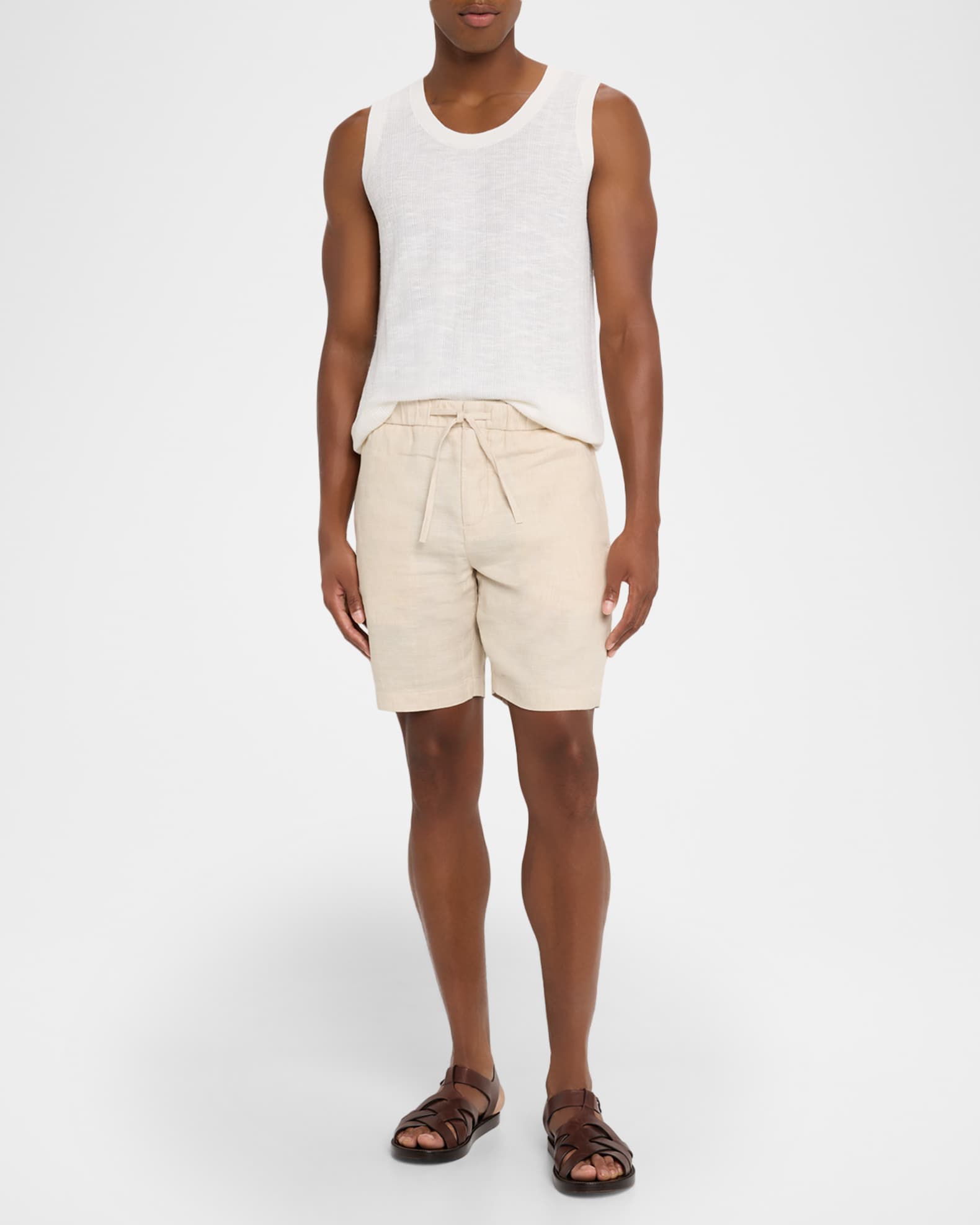 Men's Felipe Linen Drawstring Shorts