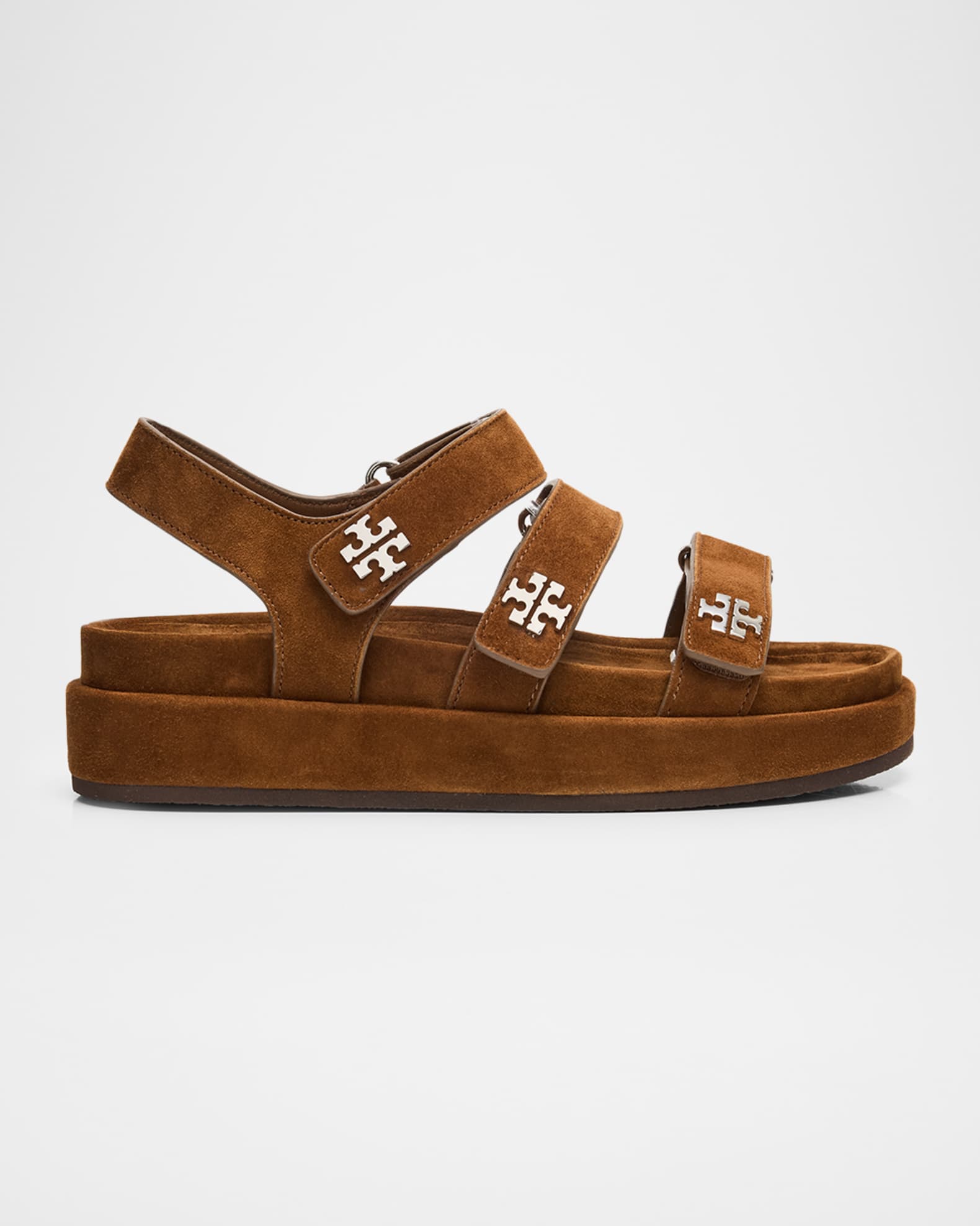 KIRA Kira Suede Sport Triple-Strap Sandals | Neiman Marcus