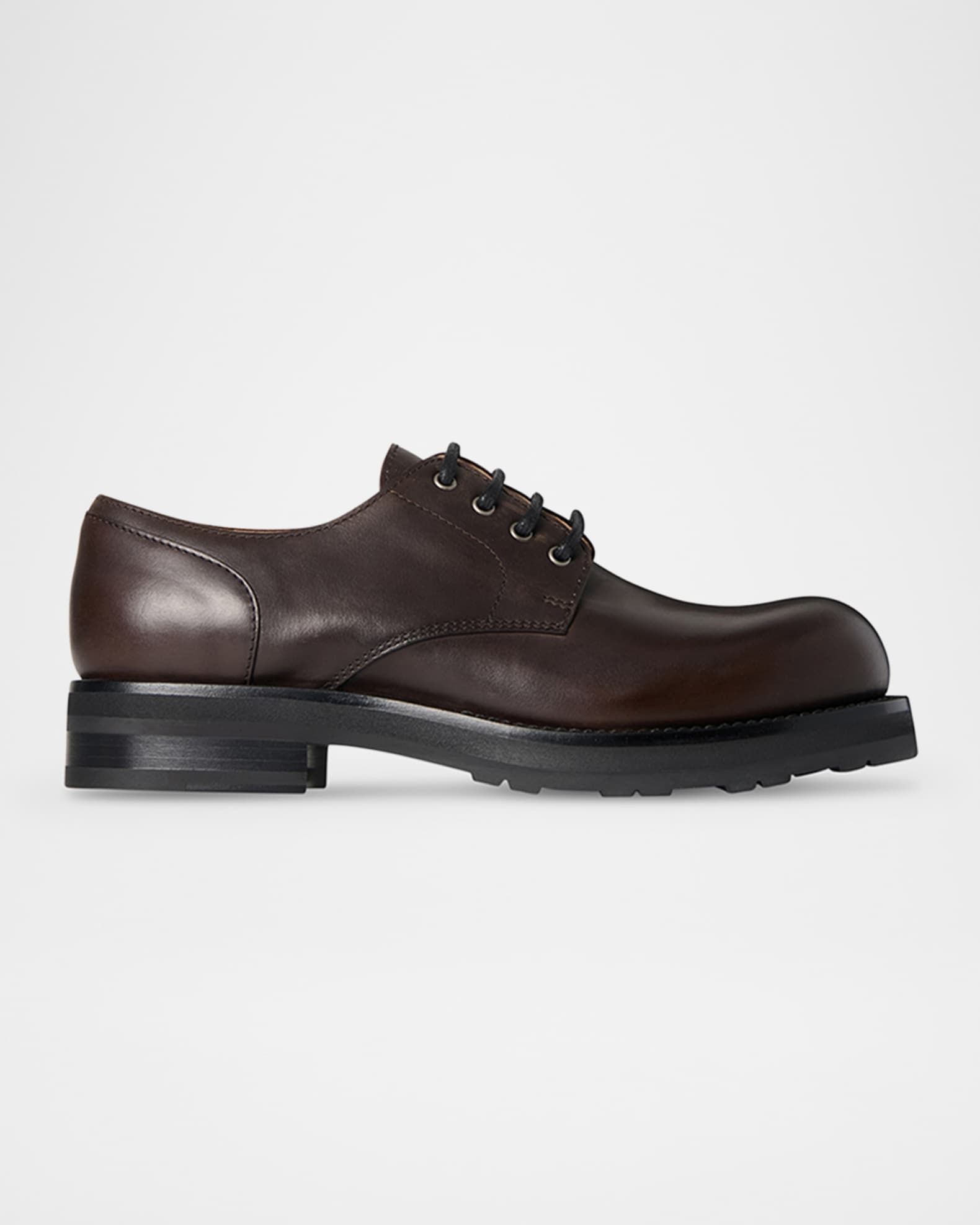 THE ROW Leather Derby Lug-Sole Shoes Neiman Marcus