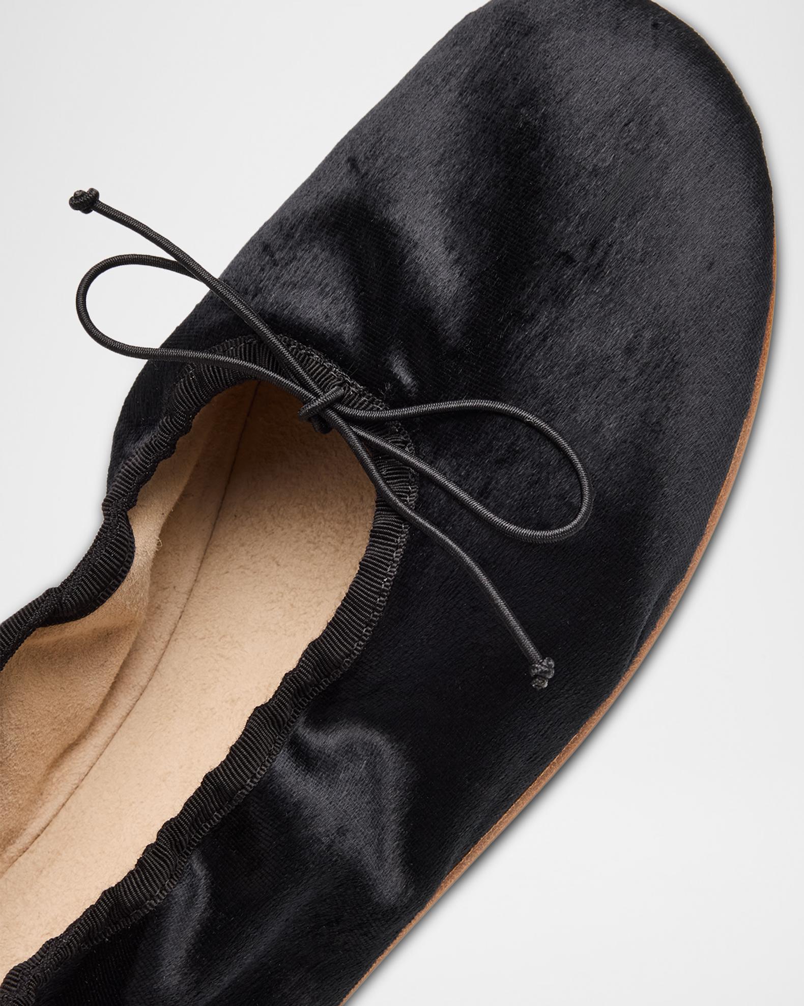 The Row Velvet Ballerina Flats | Neiman Marcus