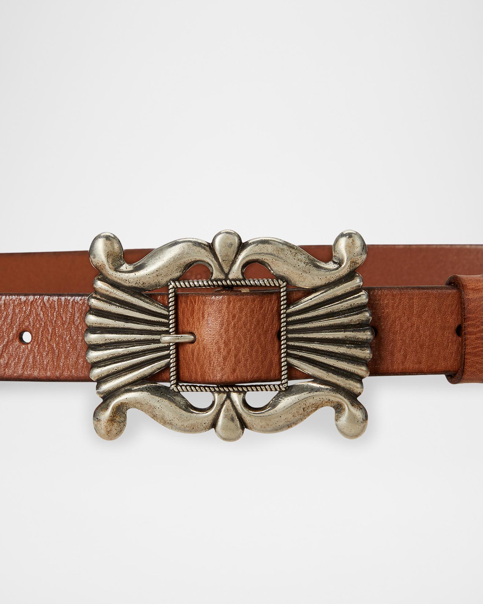 Polo Ralph Lauren x T. Skies Vachetta Leather Belt | Neiman 
