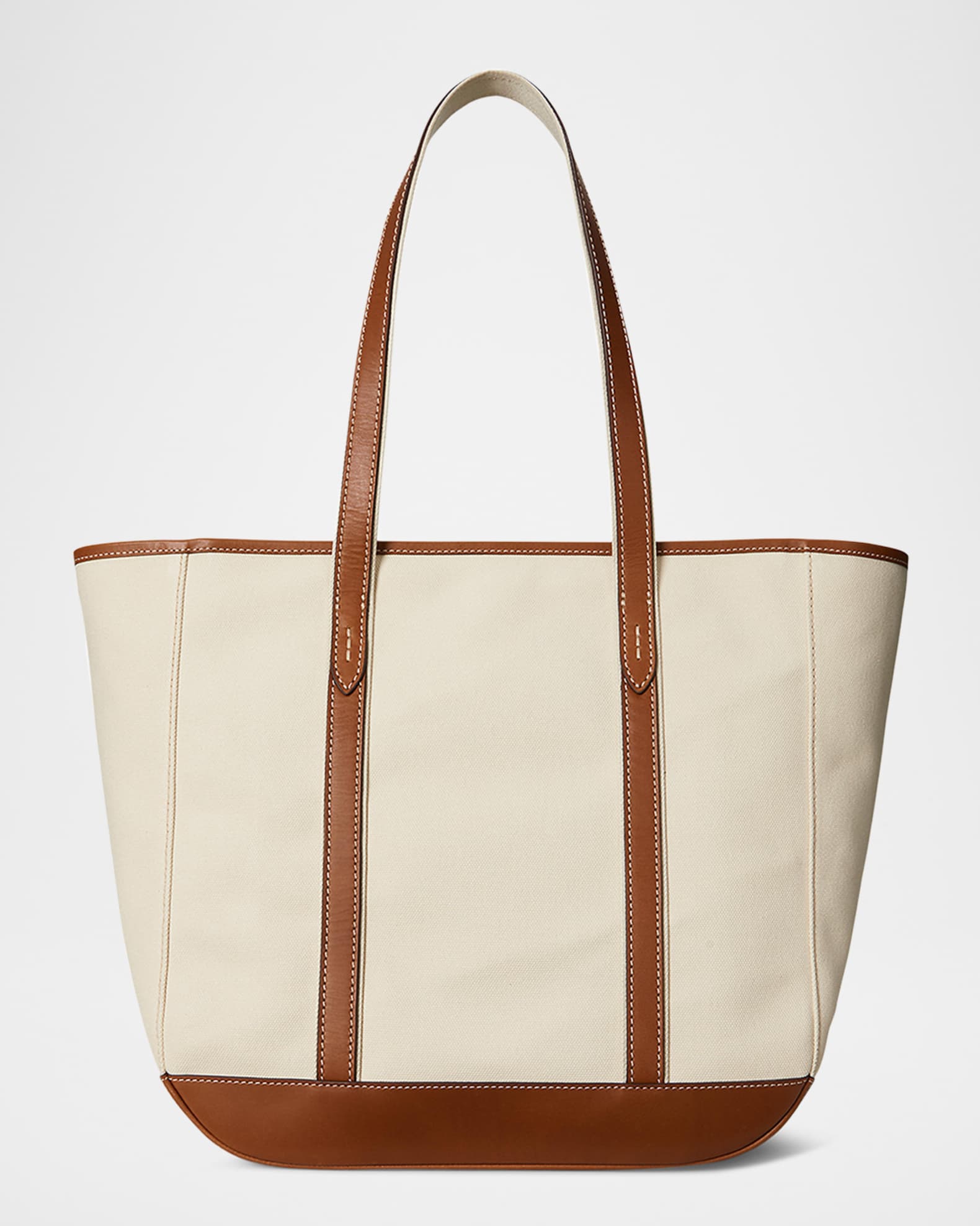 バッグ Polo Ralph Lauren Canvas Leather Bag Polo Ralph Lauren Vintage 90's Canvas leather Tote Bag Multi
