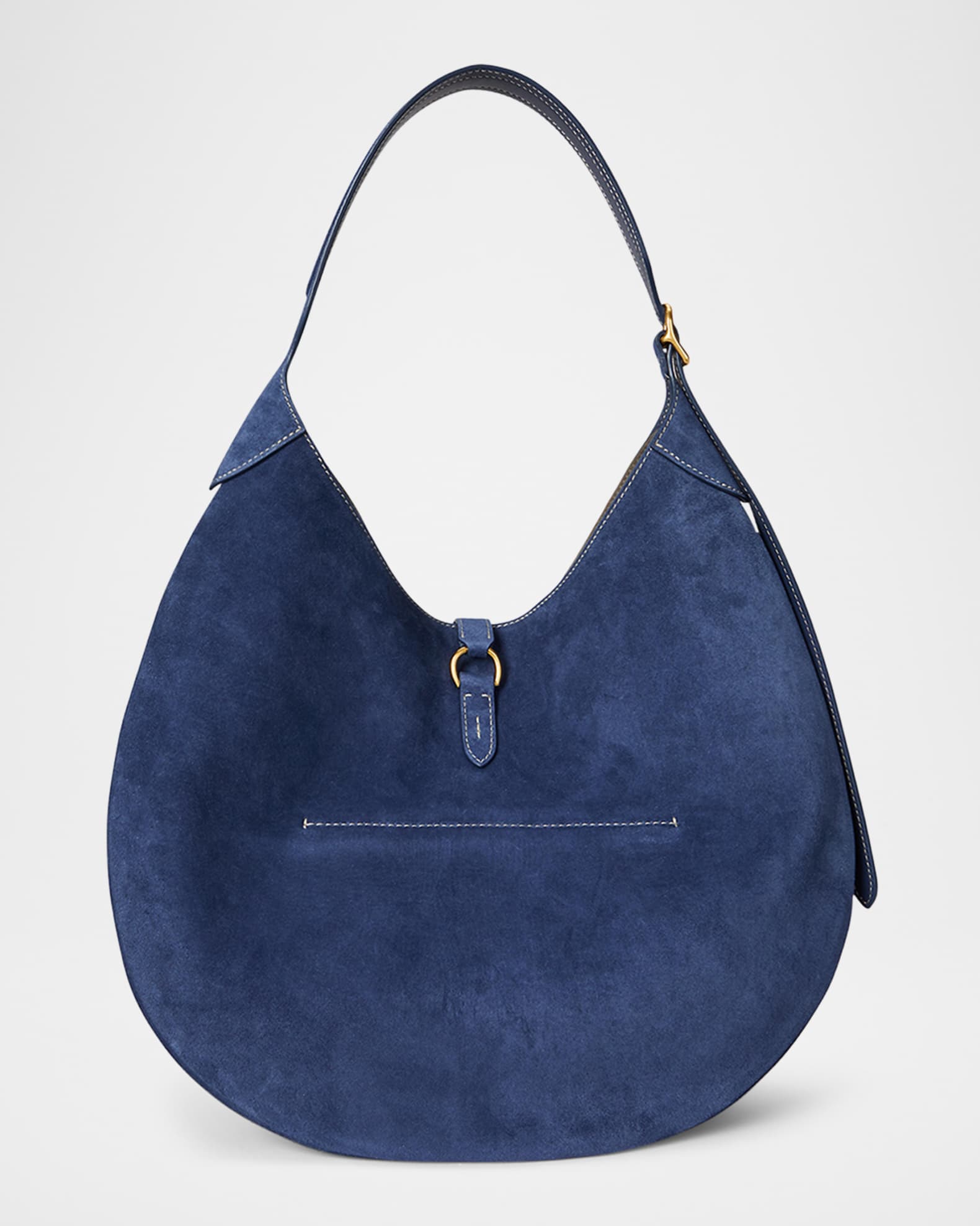 Polo ID Suede Medium Shoulder Bag 1