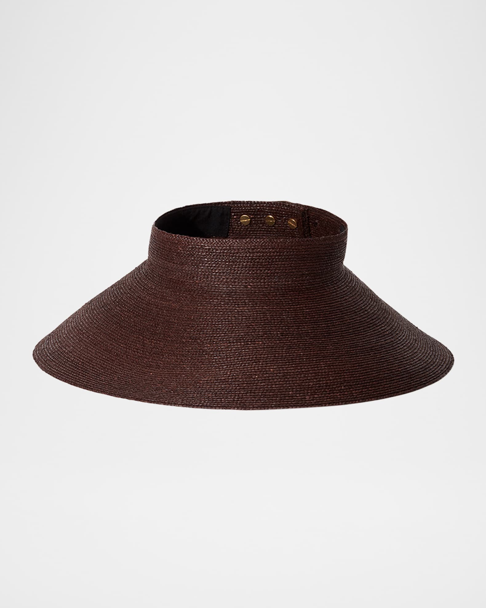 Birdie Wide-Brimmed Raffia Visor 0