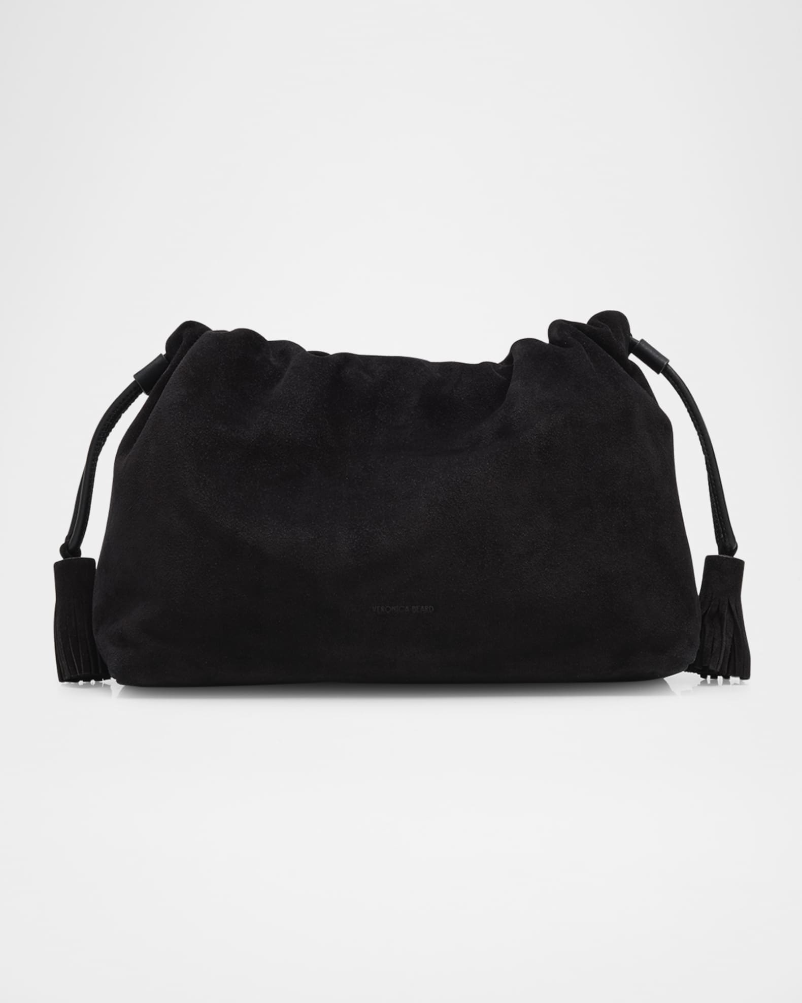 Veronica Beard Stash Suede Shoulder Bag | Neiman Marcus