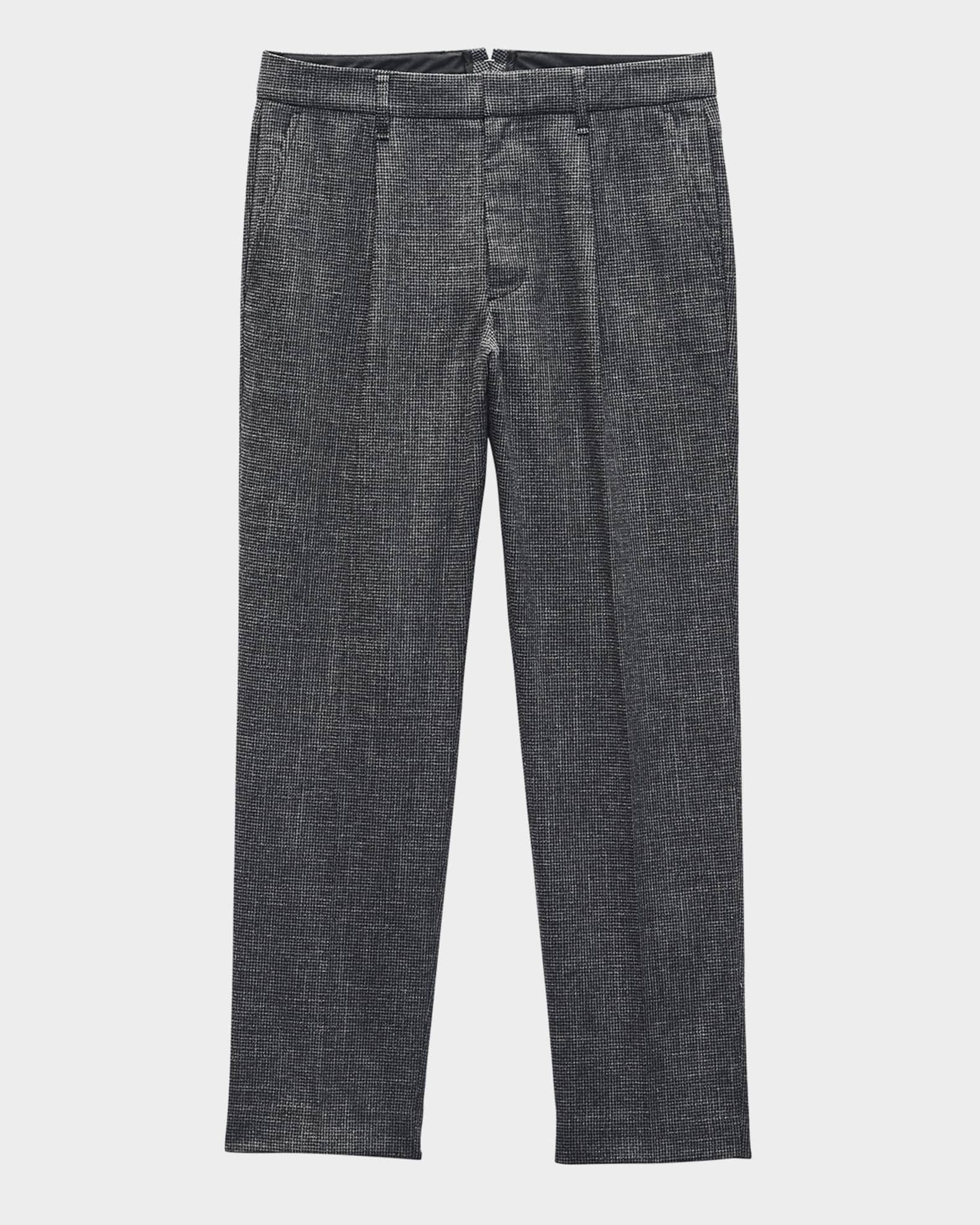 Houndstooth Backstrap Trousers MEN