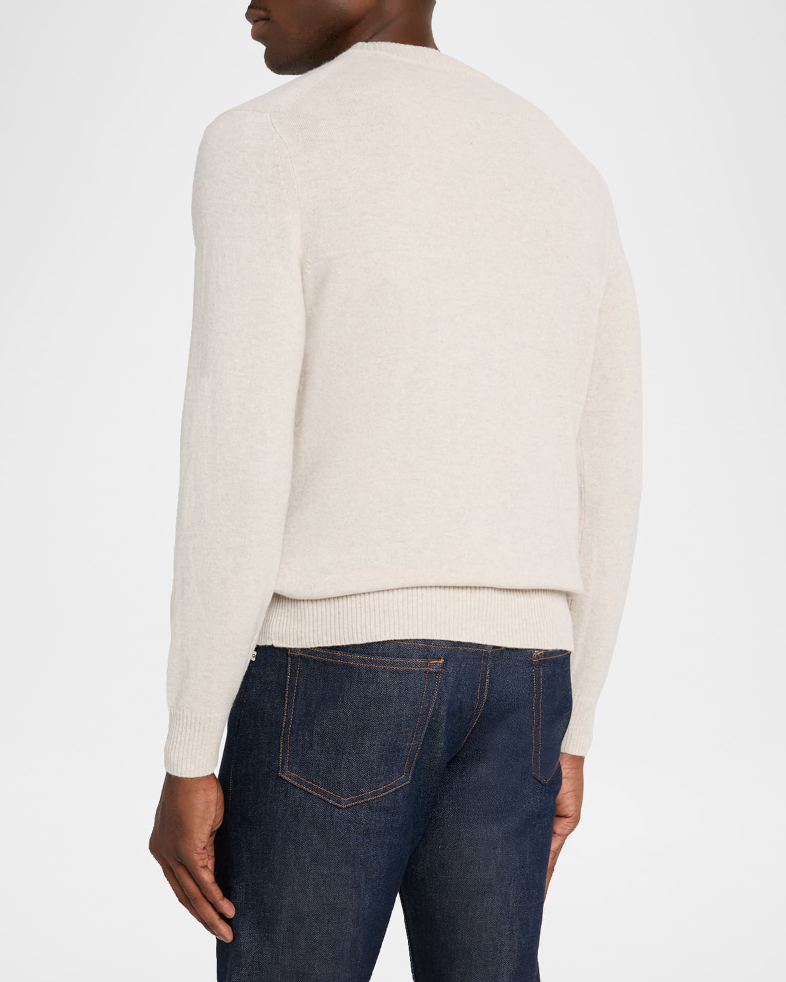 Theory Men's Hilles Cashmere Crewneck Sweater | Neiman Marcus