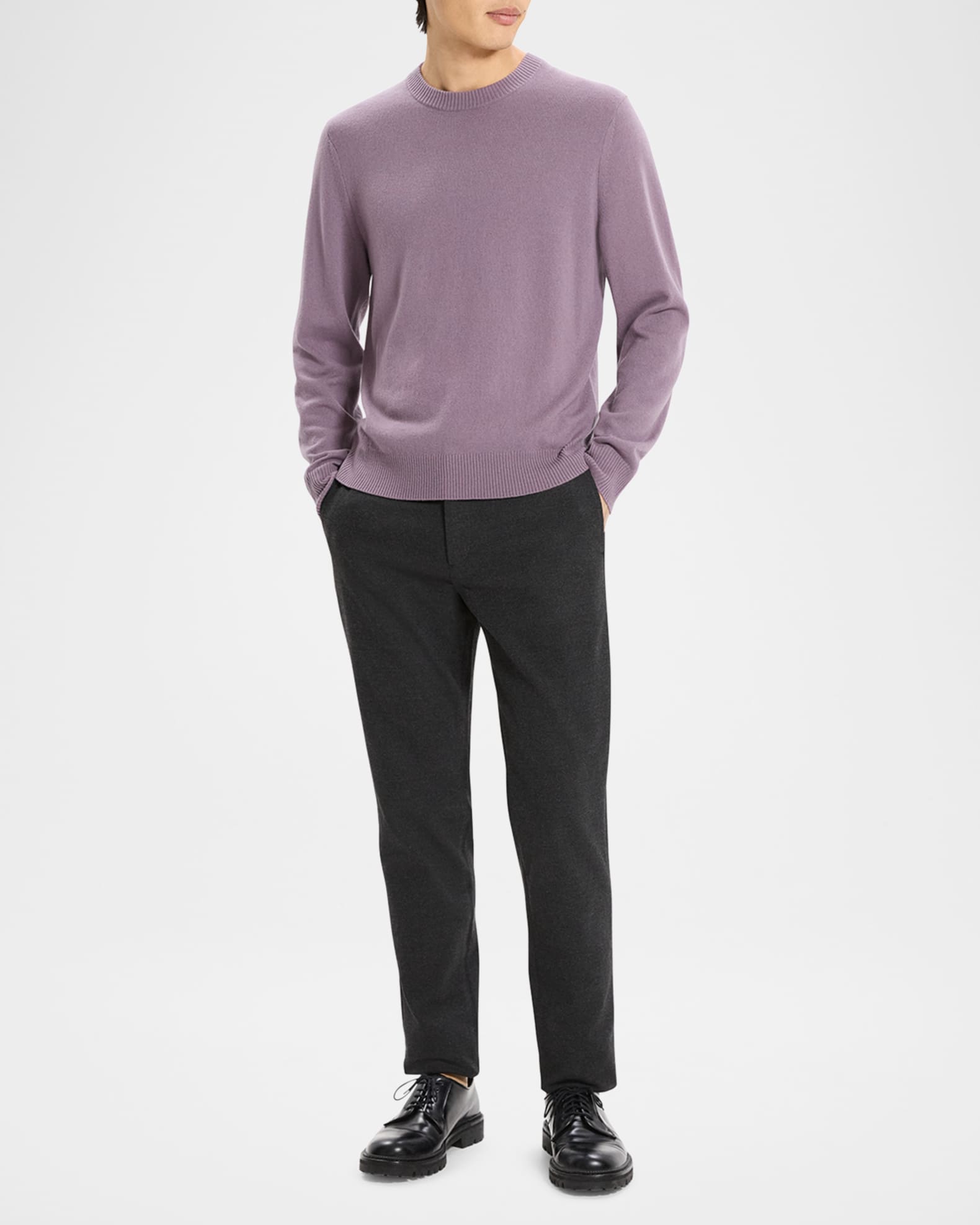 Theory Men's Hilles Cashmere Crewneck Sweater | Neiman Marcus