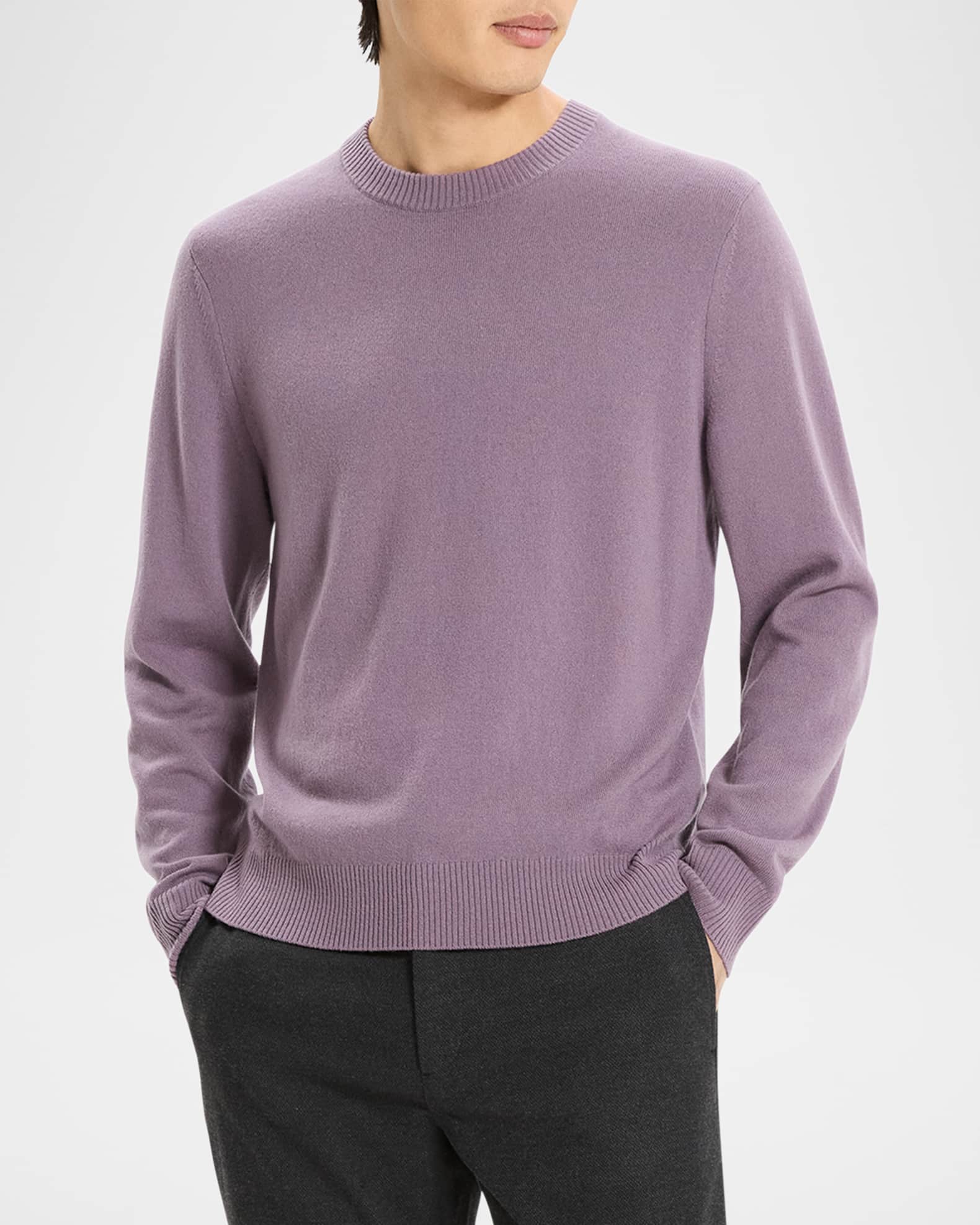 Theory Men's Hilles Cashmere Crewneck Sweater | Neiman Marcus