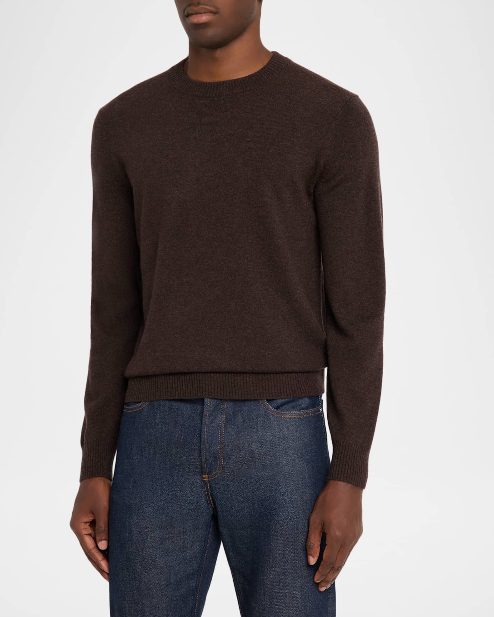 Theory Men's Hilles Cashmere Crewneck Sweater | Neiman Marcus