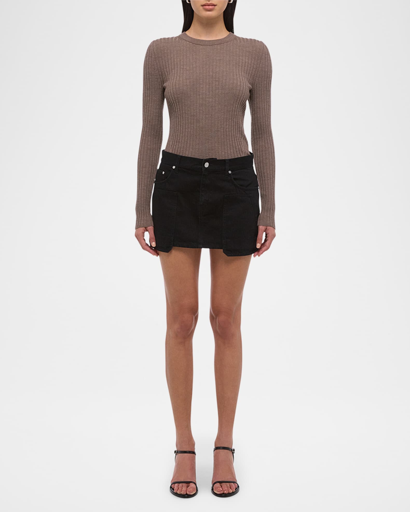 ♡HELMUT LANG ミニスカート♡ Helmut Lang Mini Denim Carpenter Skirt | Neiman Marcus