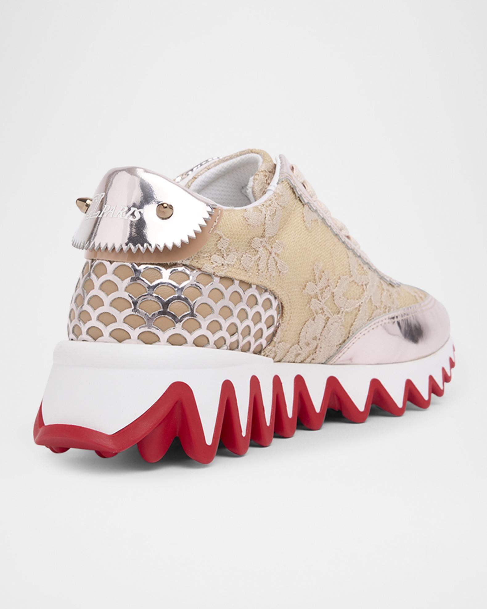 Girl's Mini Shark Mixed Media Sneakers, Toddler/Kid