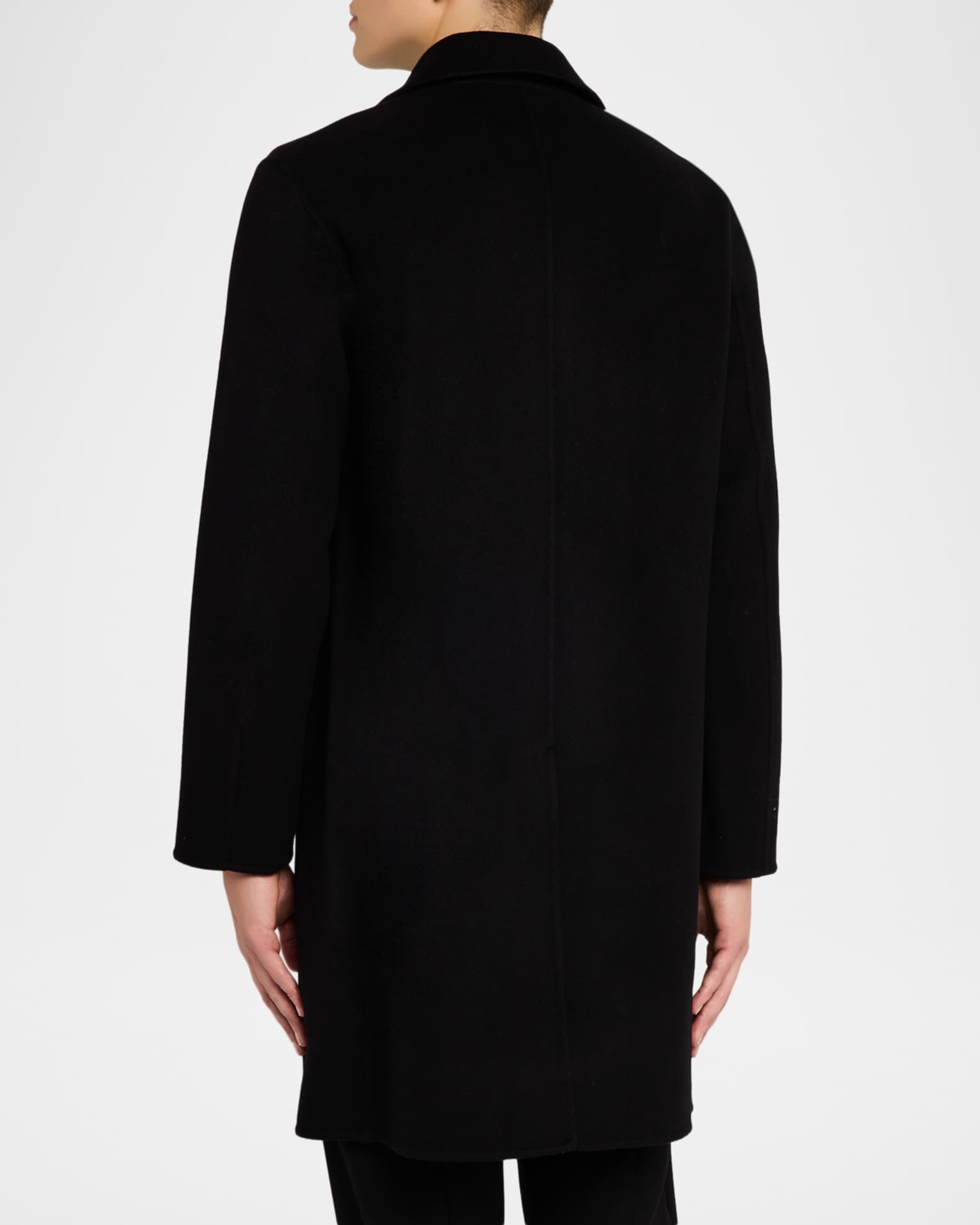 Theory Men's Modern Single-Breasted Coat | Neiman Marcus