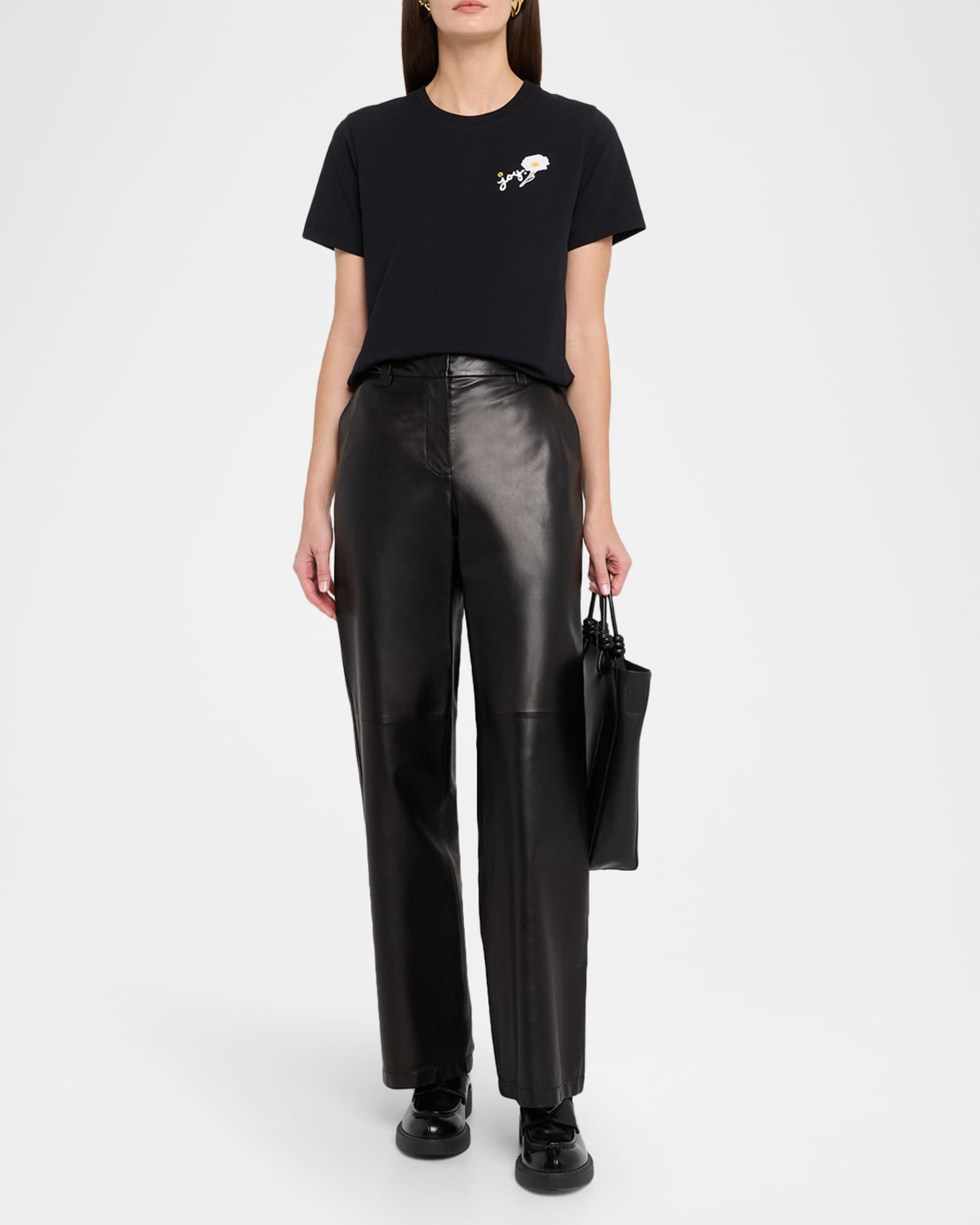 Marc Jacobs Joy Daisy Crewneck Baby Tee | Neiman Marcus