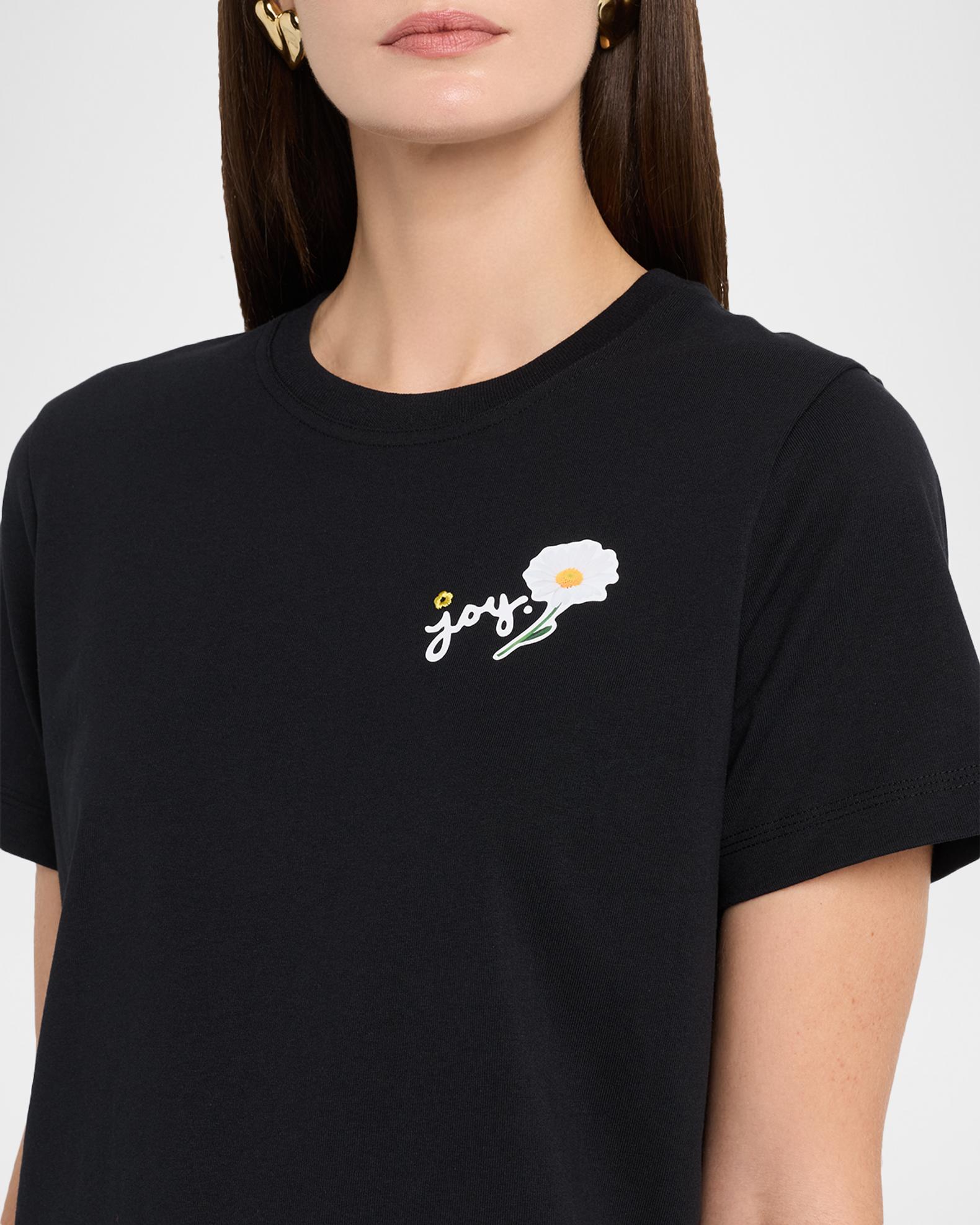 Marc Jacobs Joy Daisy Crewneck Baby Tee | Neiman Marcus