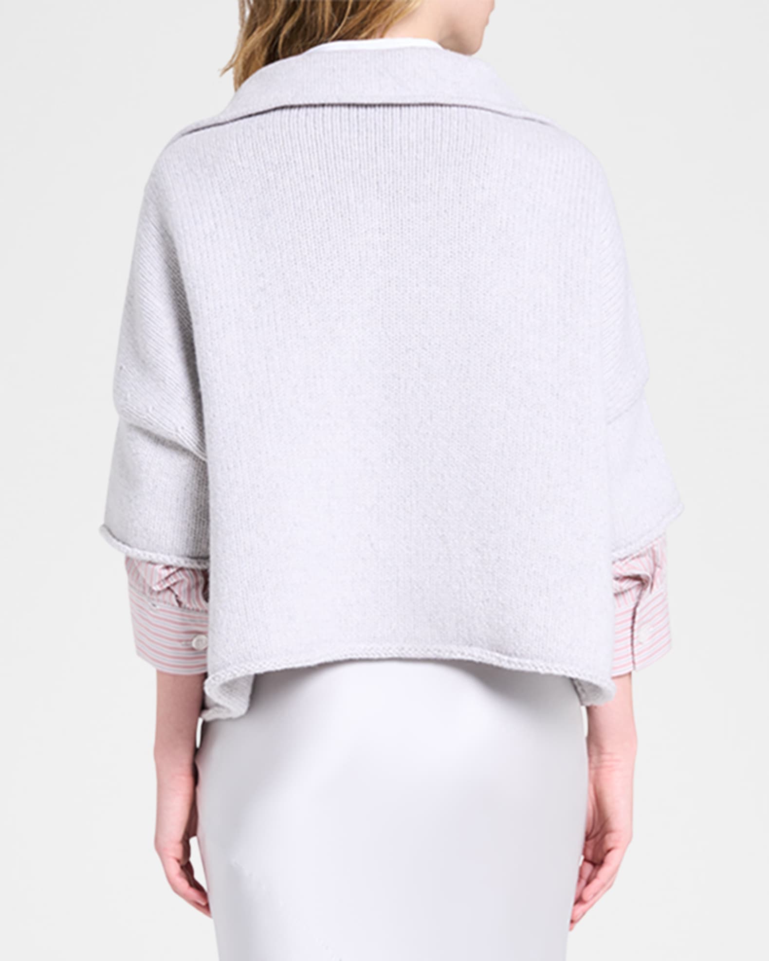 TWP In The Morning Cashmere Quarter-Zip Sweater | Neiman Marcus
