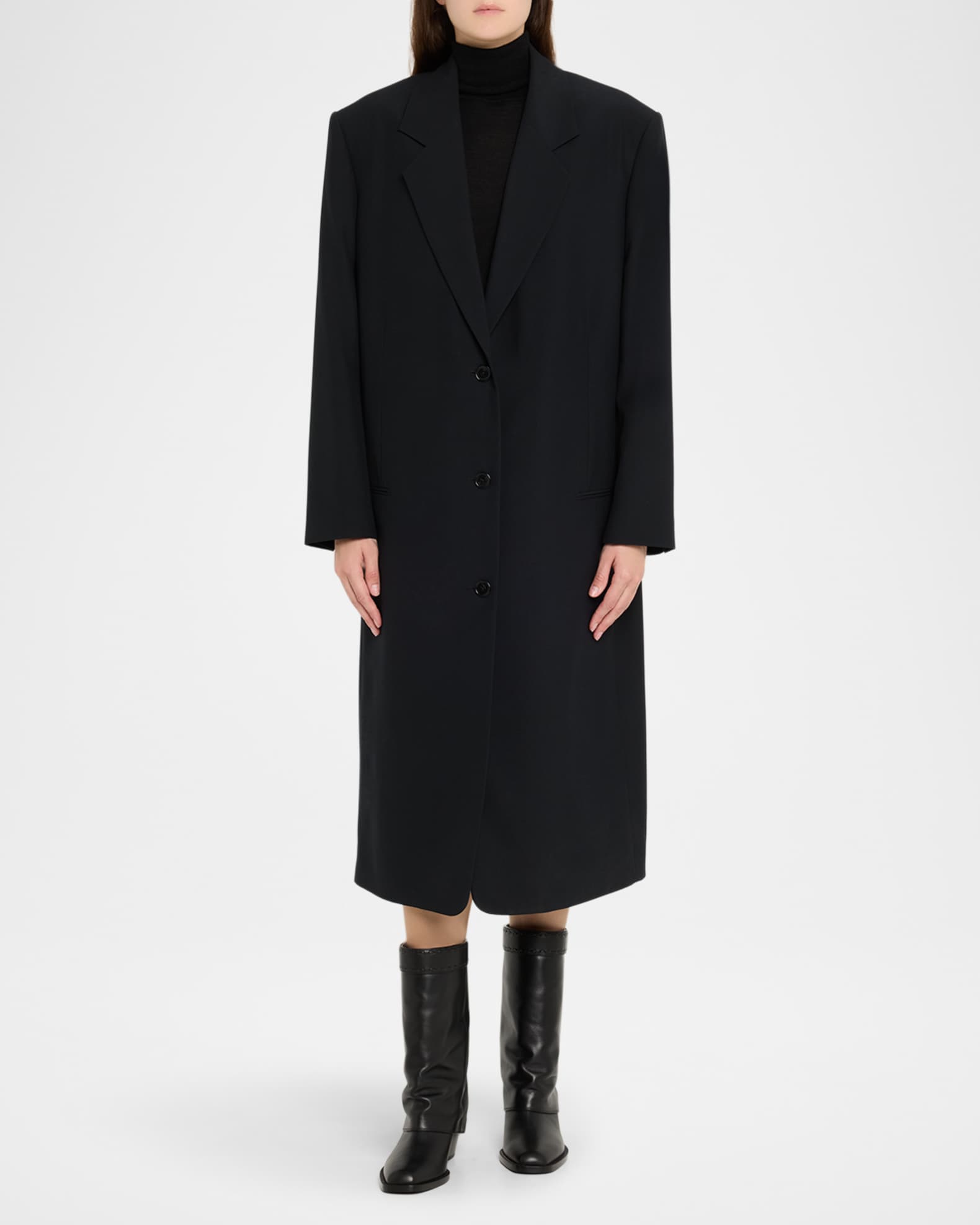 Fendi 55mm Minerva Leather Trompe L'oeil Pant Booties | Neiman Marcus