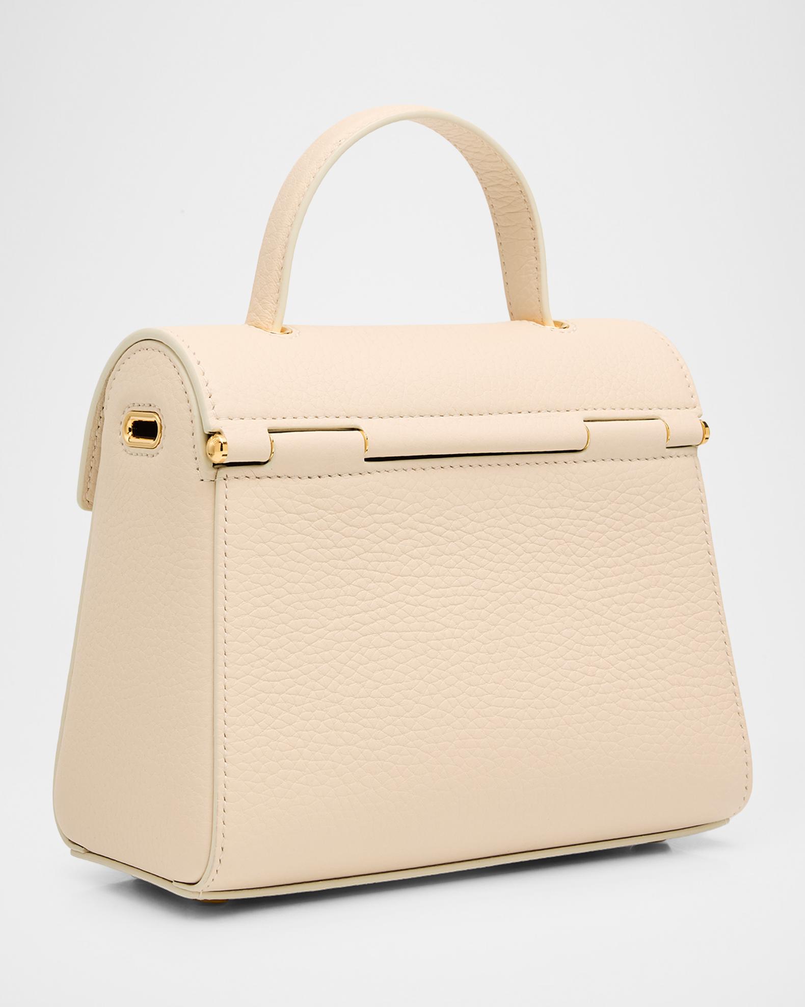 Michino Paris Palais Royal Taurillon Leather Top-Handle Bag | Neiman Marcus