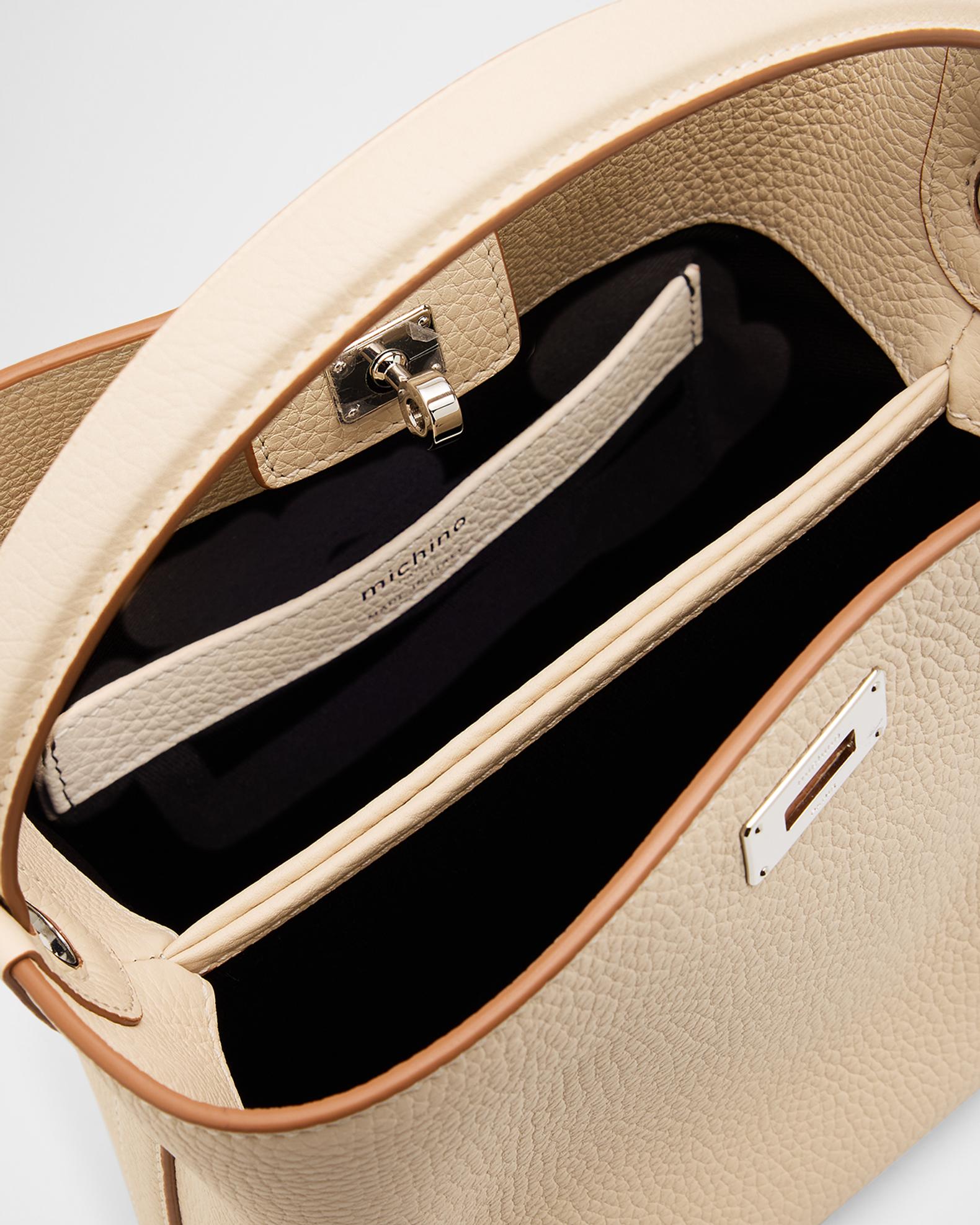 Michino Paris Odeon Mini Leather Bucket Bag | Neiman Marcus