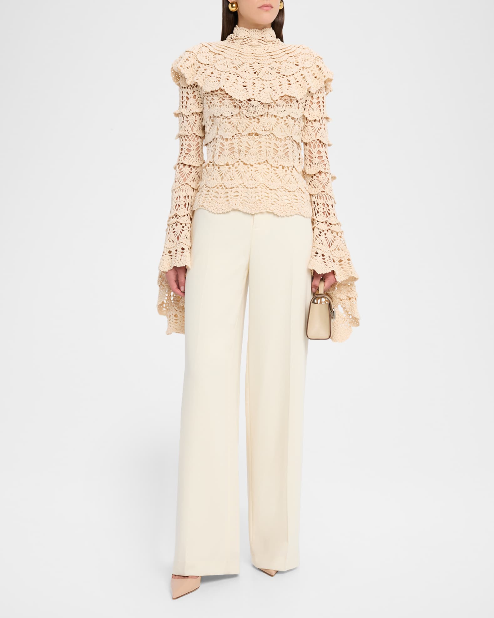 Zimmermann Hypnotic Hand Crochet Sweater | Neiman Marcus