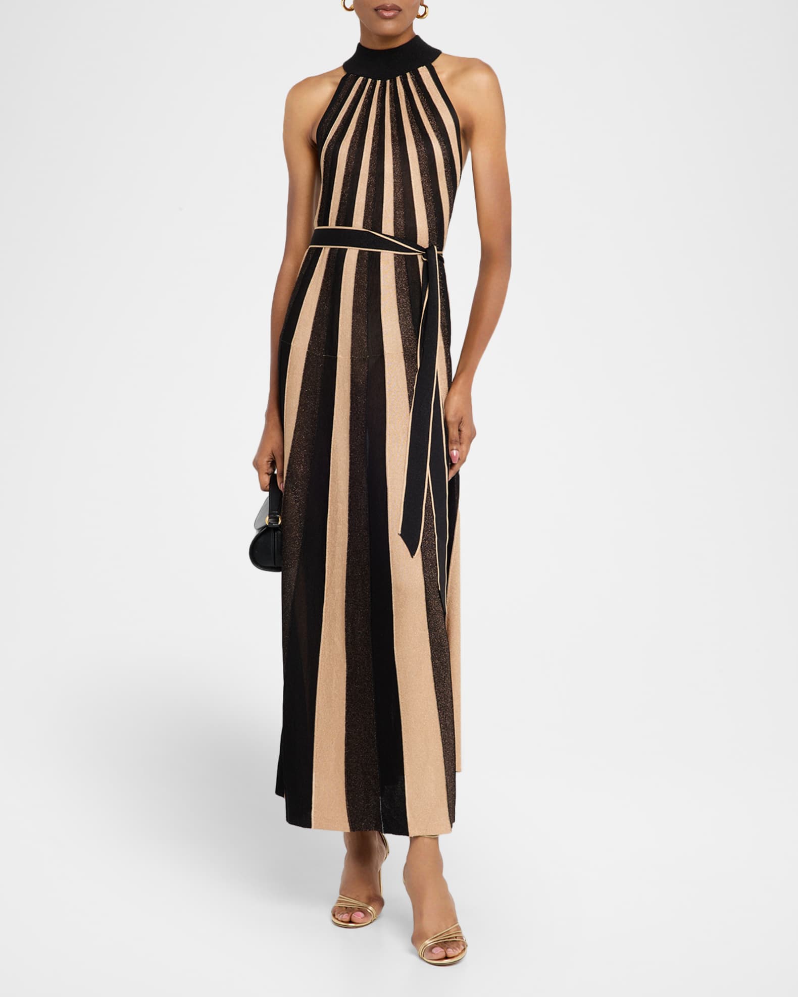 Zimmermann Hypnotic Halter Midi Dress | Neiman Marcus