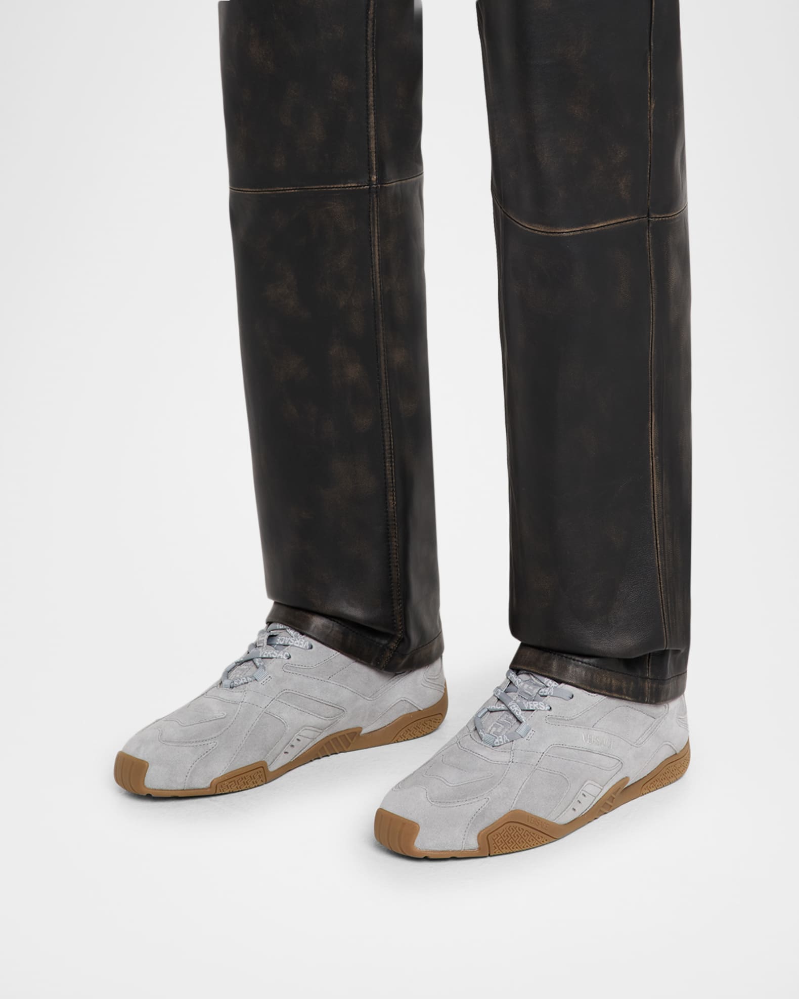 Men's Galaxia Suede Low-Top Sneakers