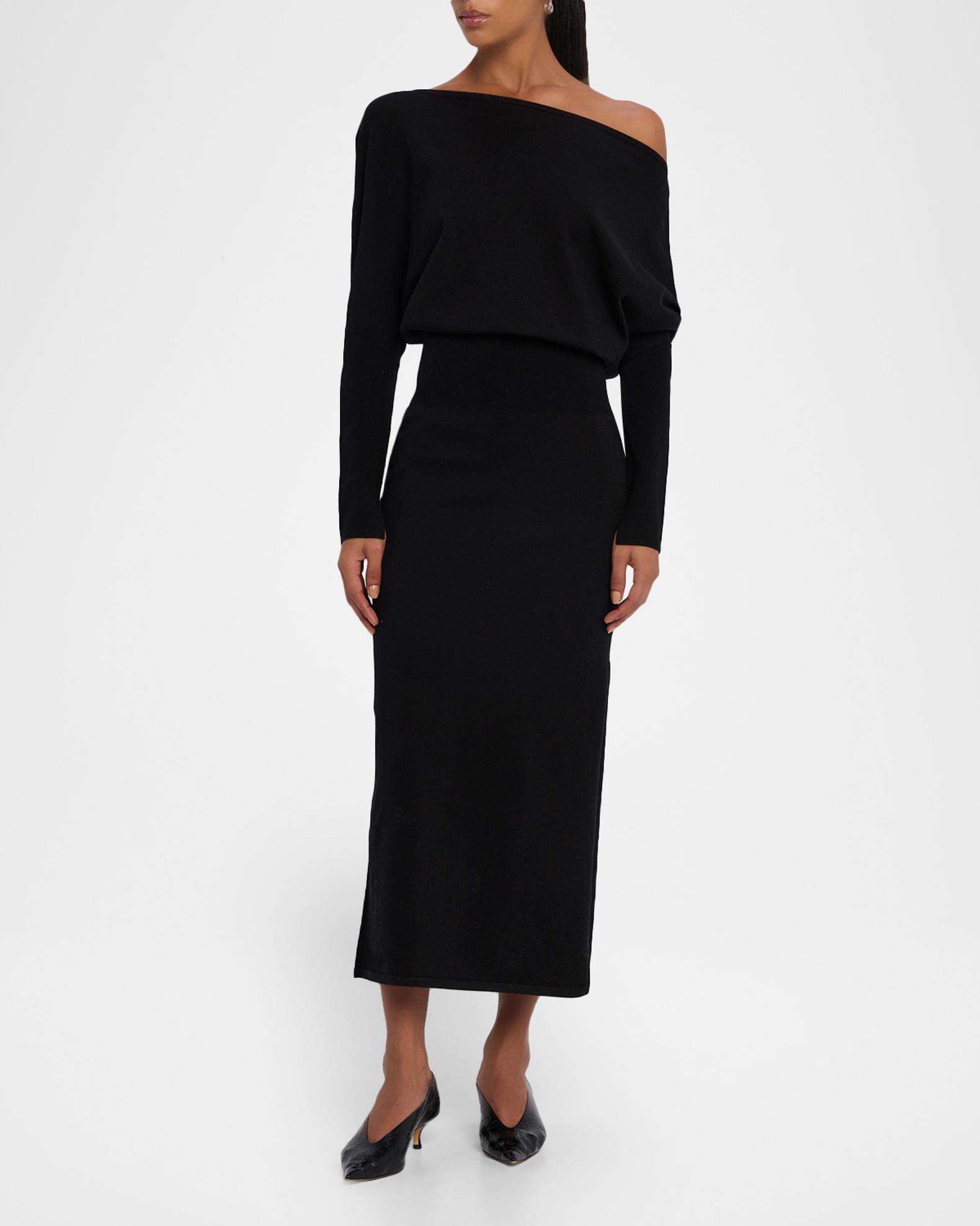 janese off shoulder midi dress Janese Off Shoulder Midi Dress in Emerald