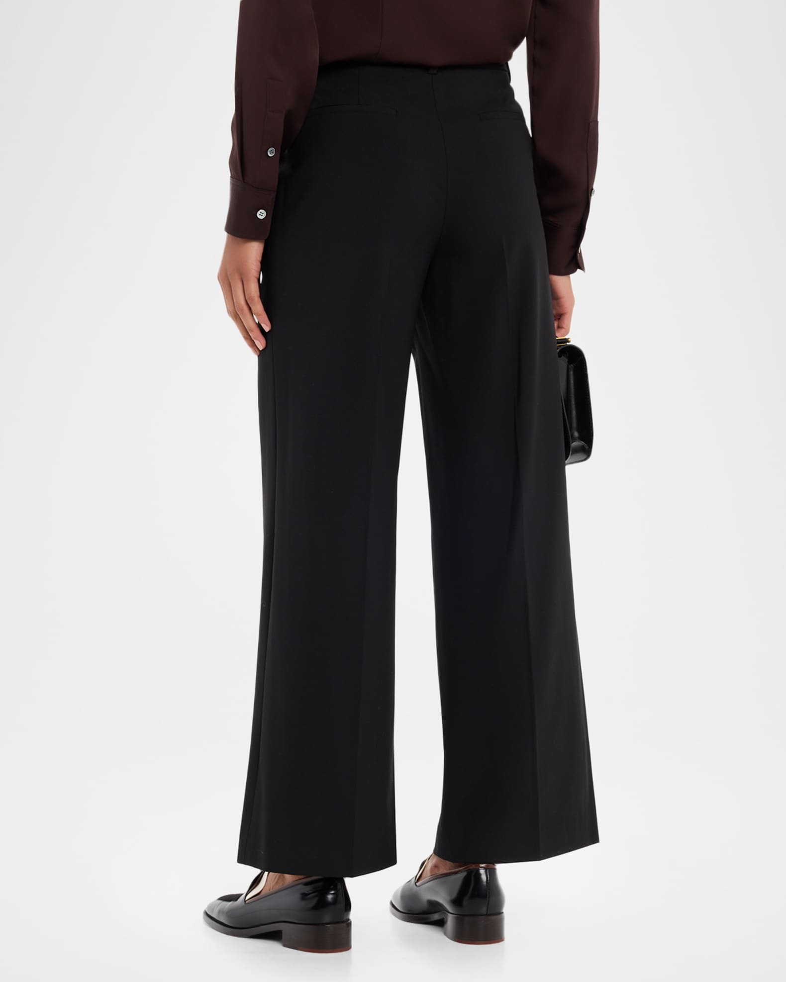 Theory Classic Straight-Leg Pants | Neiman Marcus display picture 1