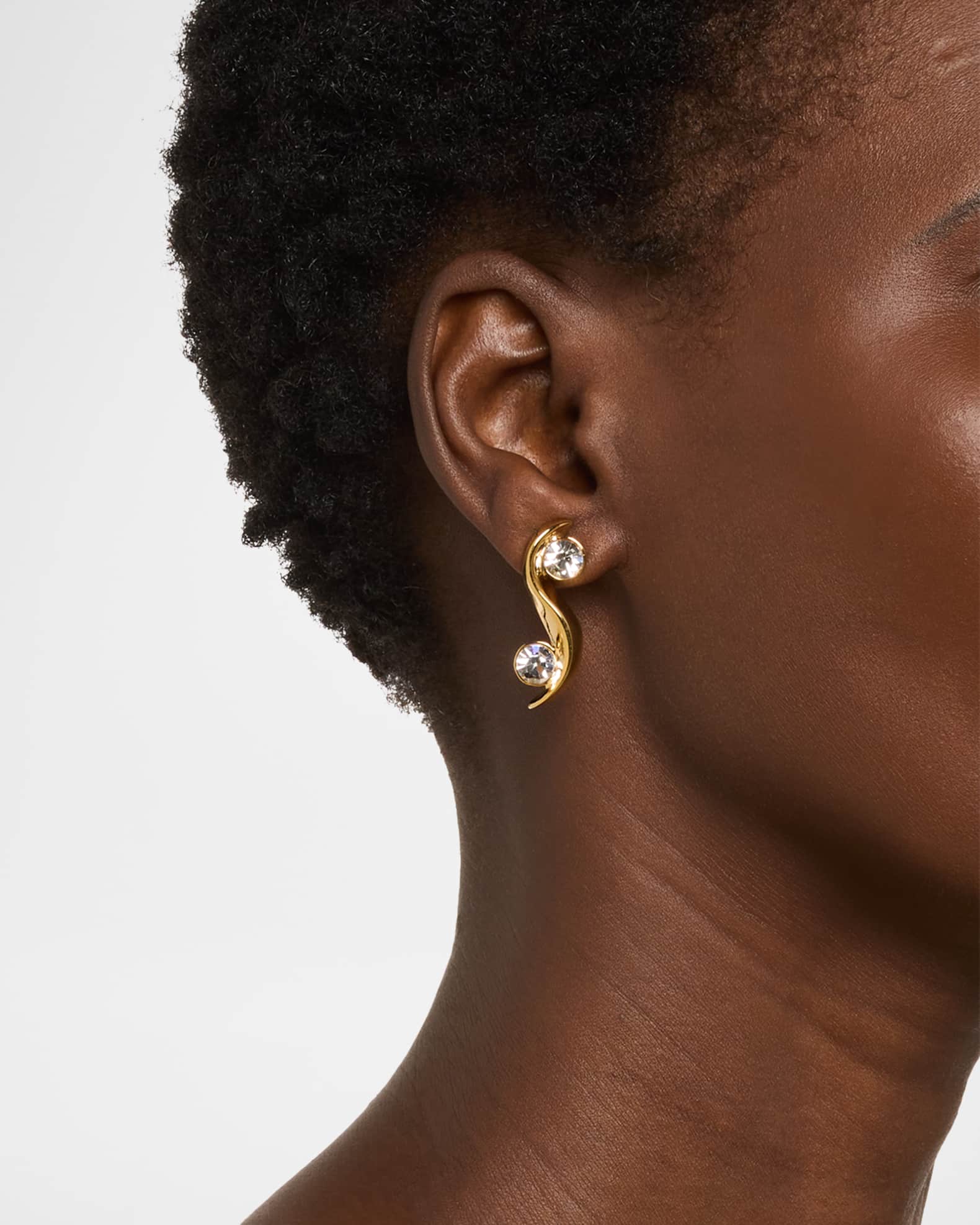 Crystal Wave Earrings 1