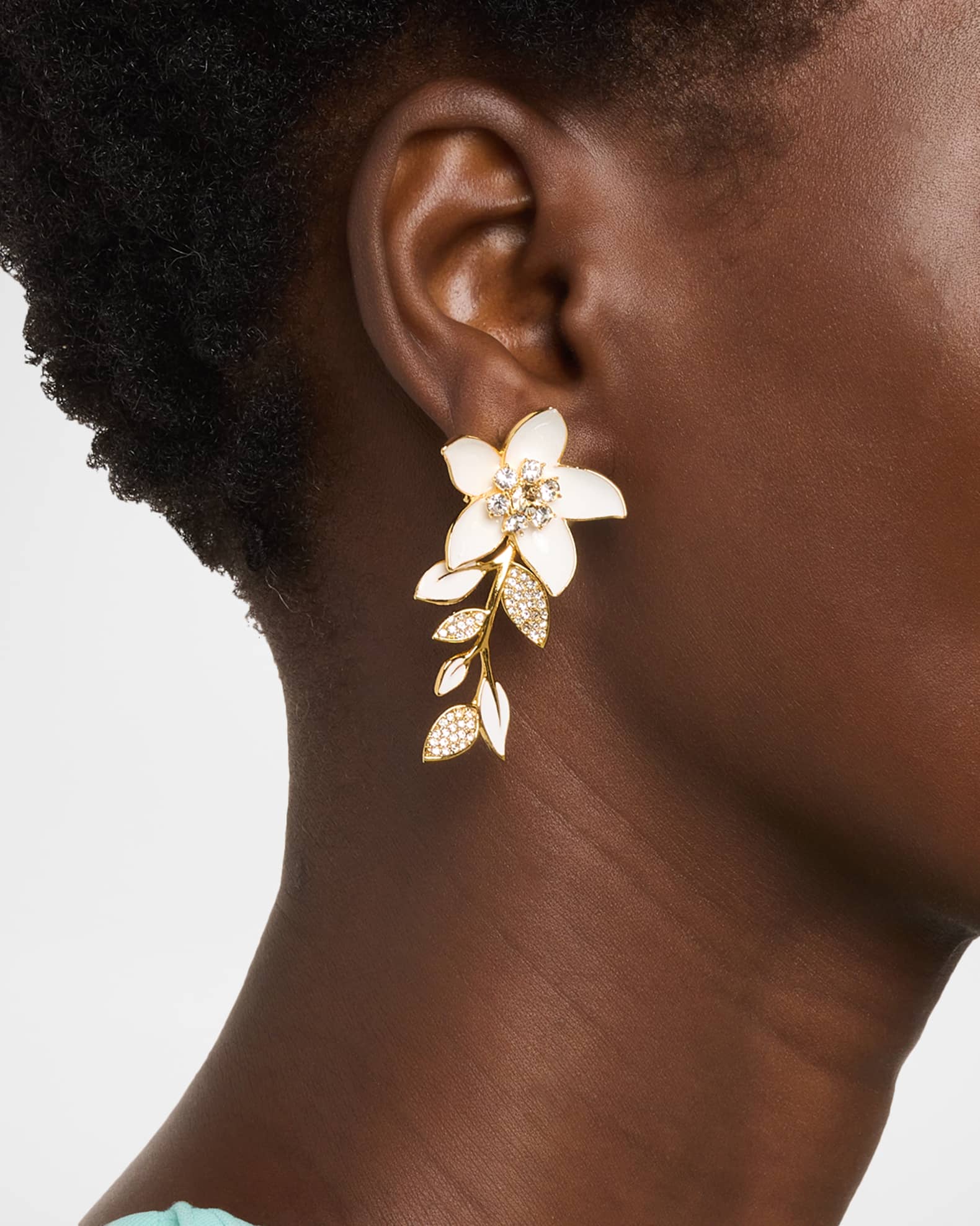 Jasmin Enamel Earrings 1