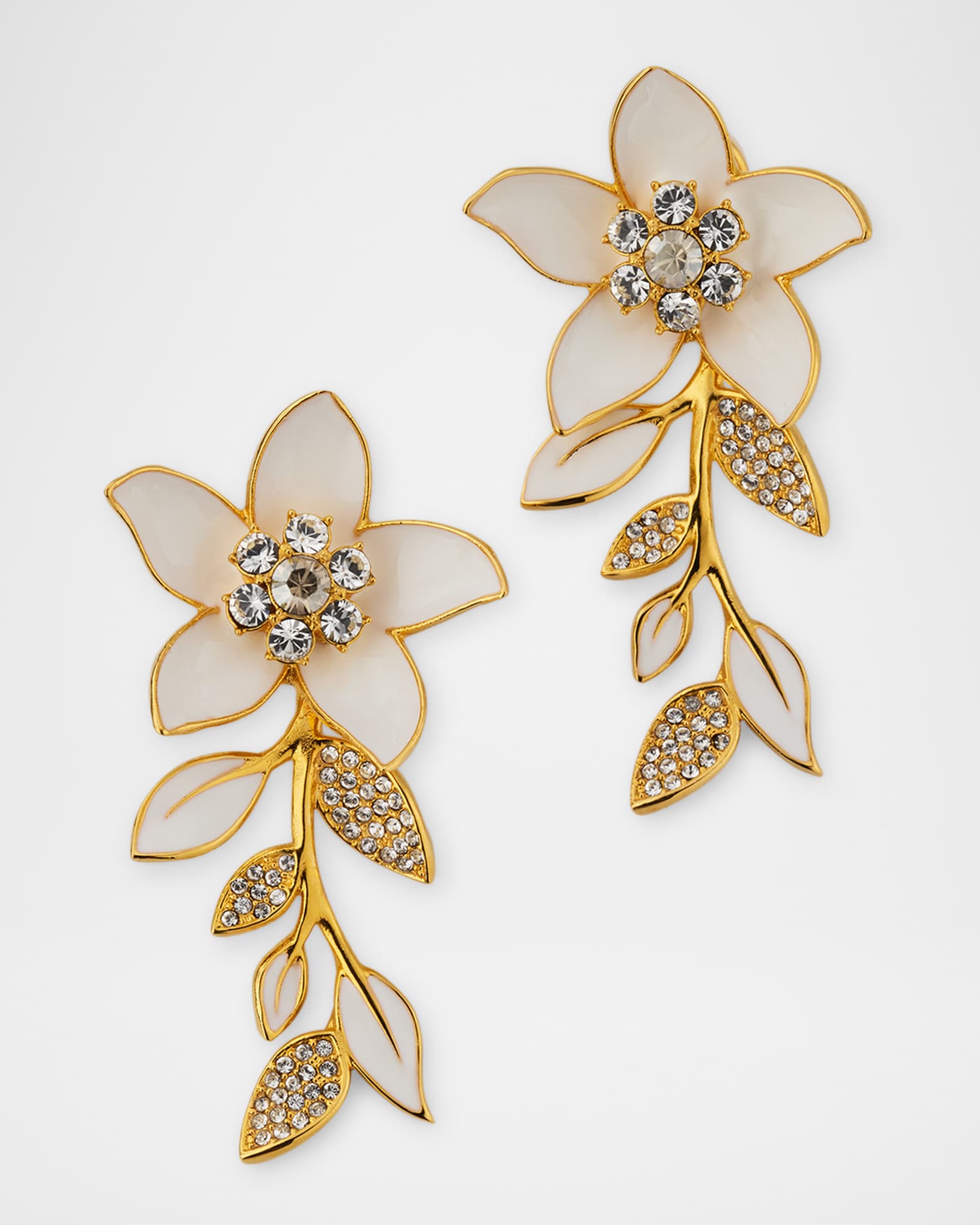 Jasmin Enamel Earrings 0