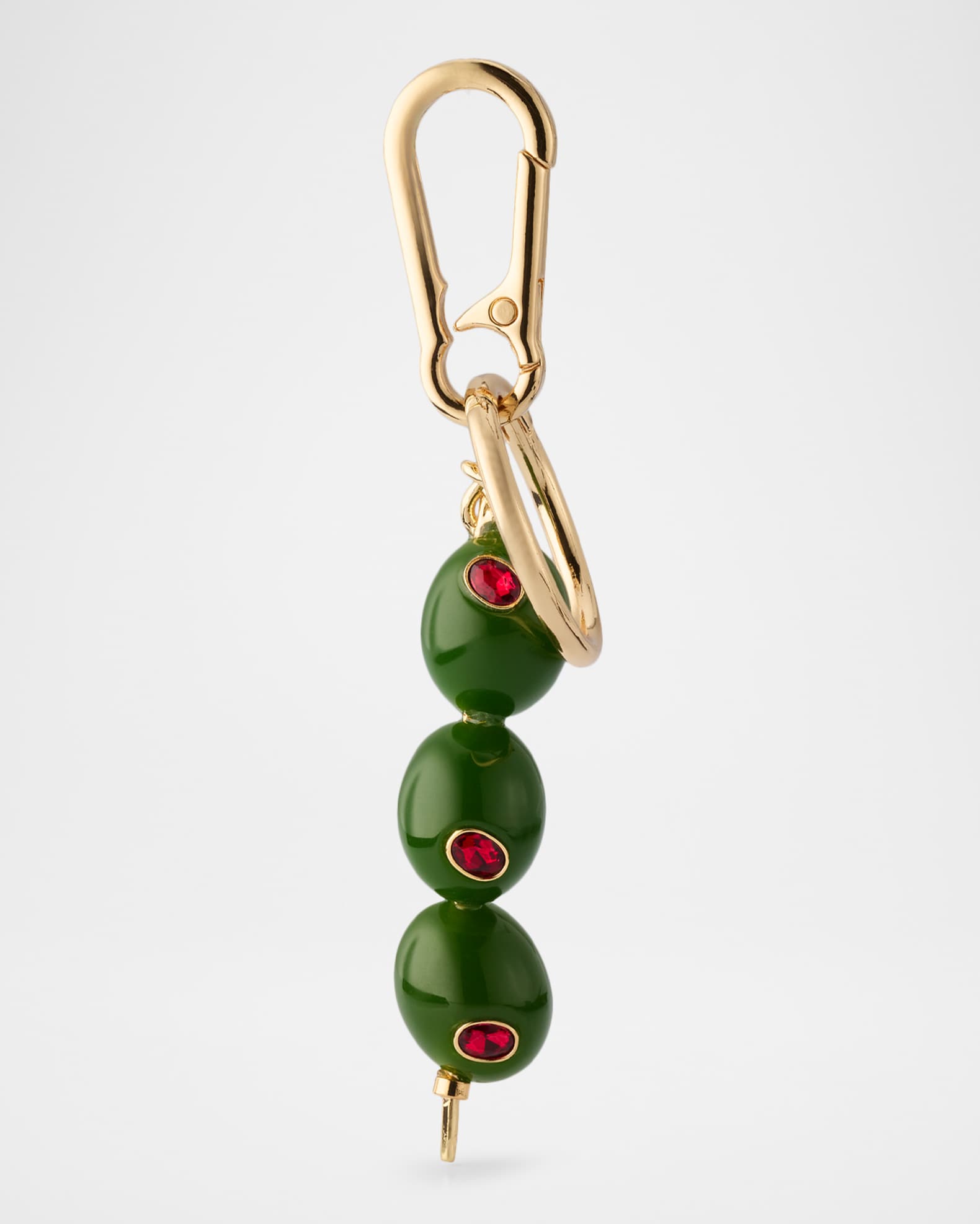 BaubleBar Briny Baby Olive Bag Charm | Neiman Marcus