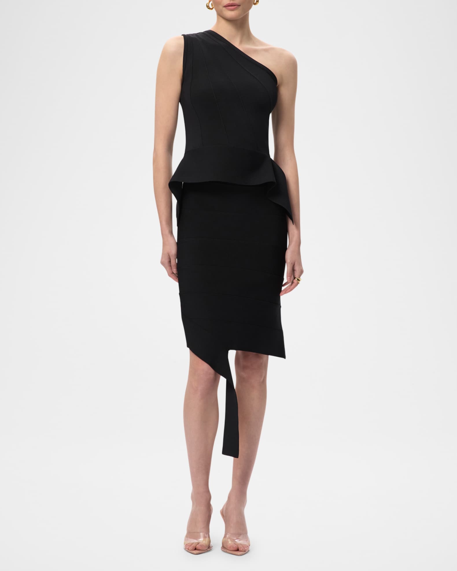 The Betty One-Shoulder Peplum Top 1
