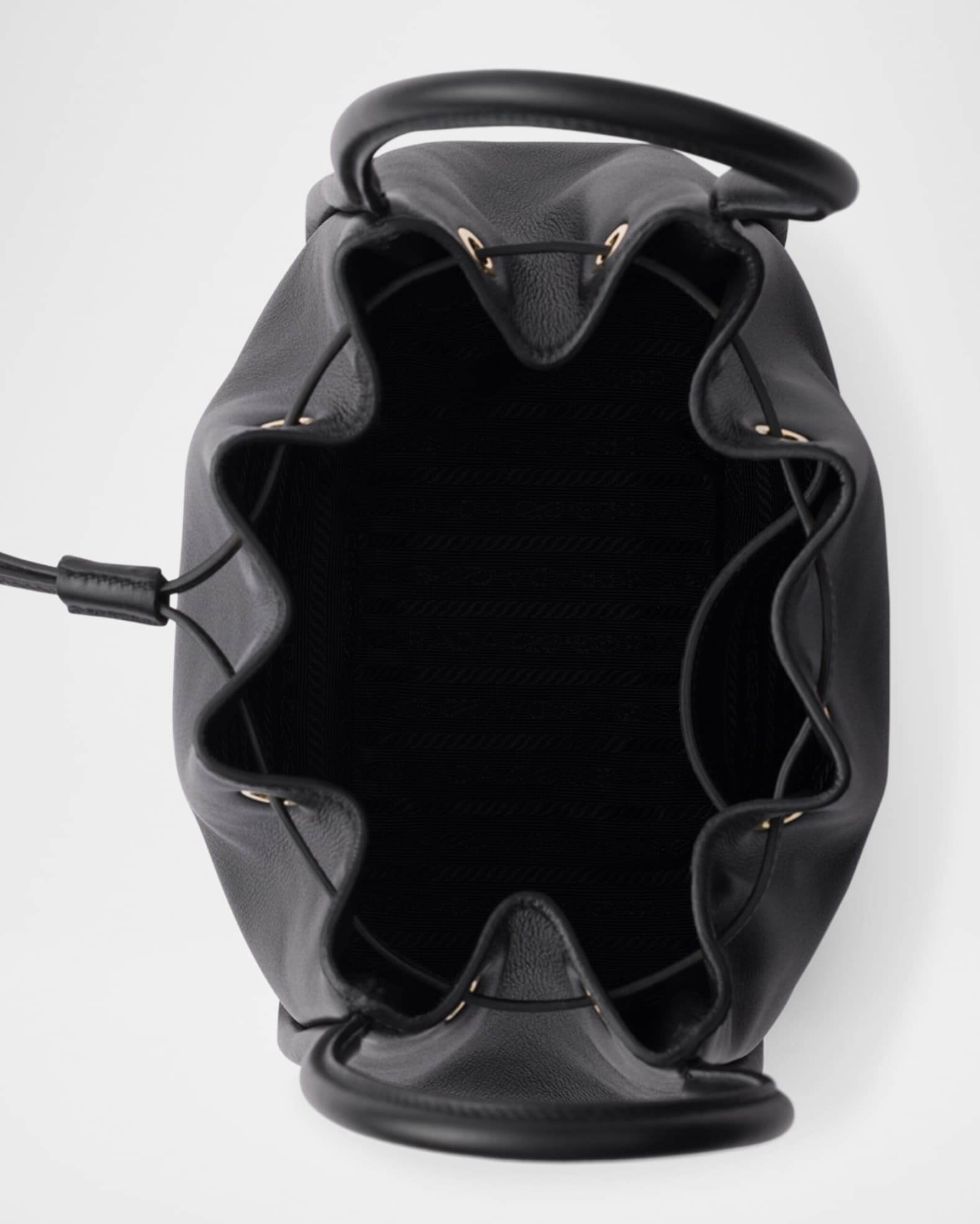 Prada Darling Mini Leather Bucket Bag | Neiman Marcus