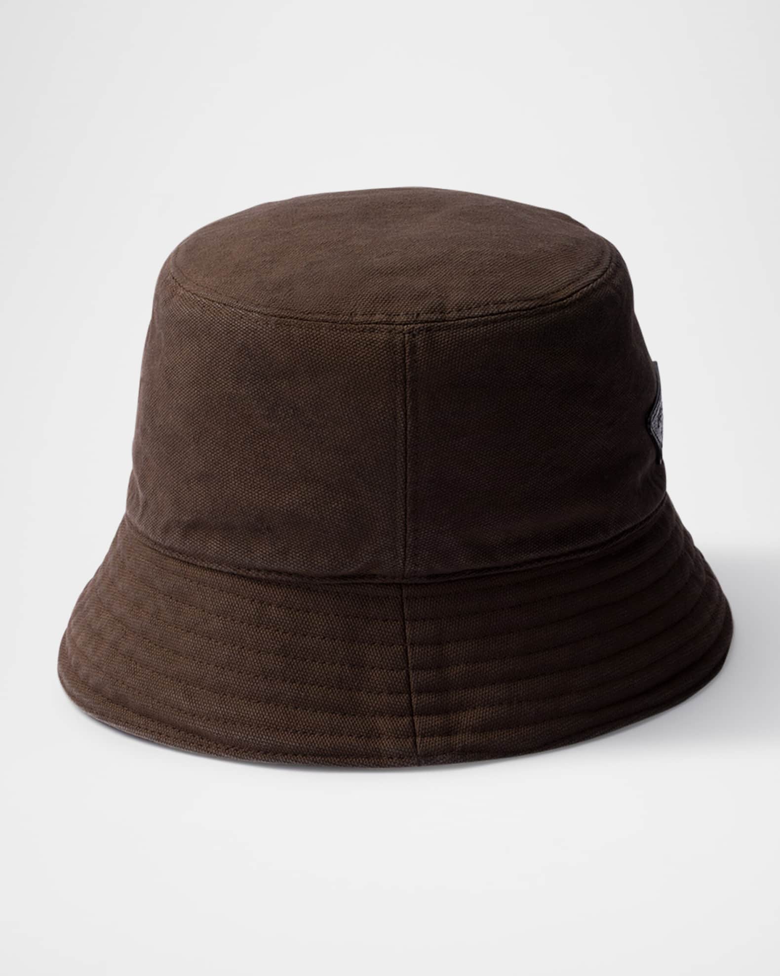 プラダ　ムートン帽子 Prada Cotton Bucket Hat | Neiman Marcus