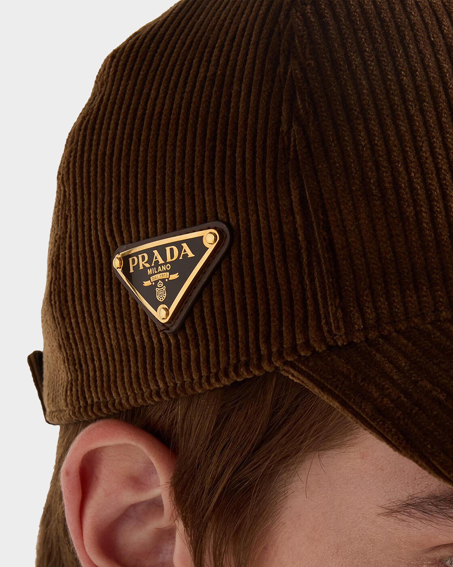 Prada Corduroy Baseball Cap | Neiman Marcus