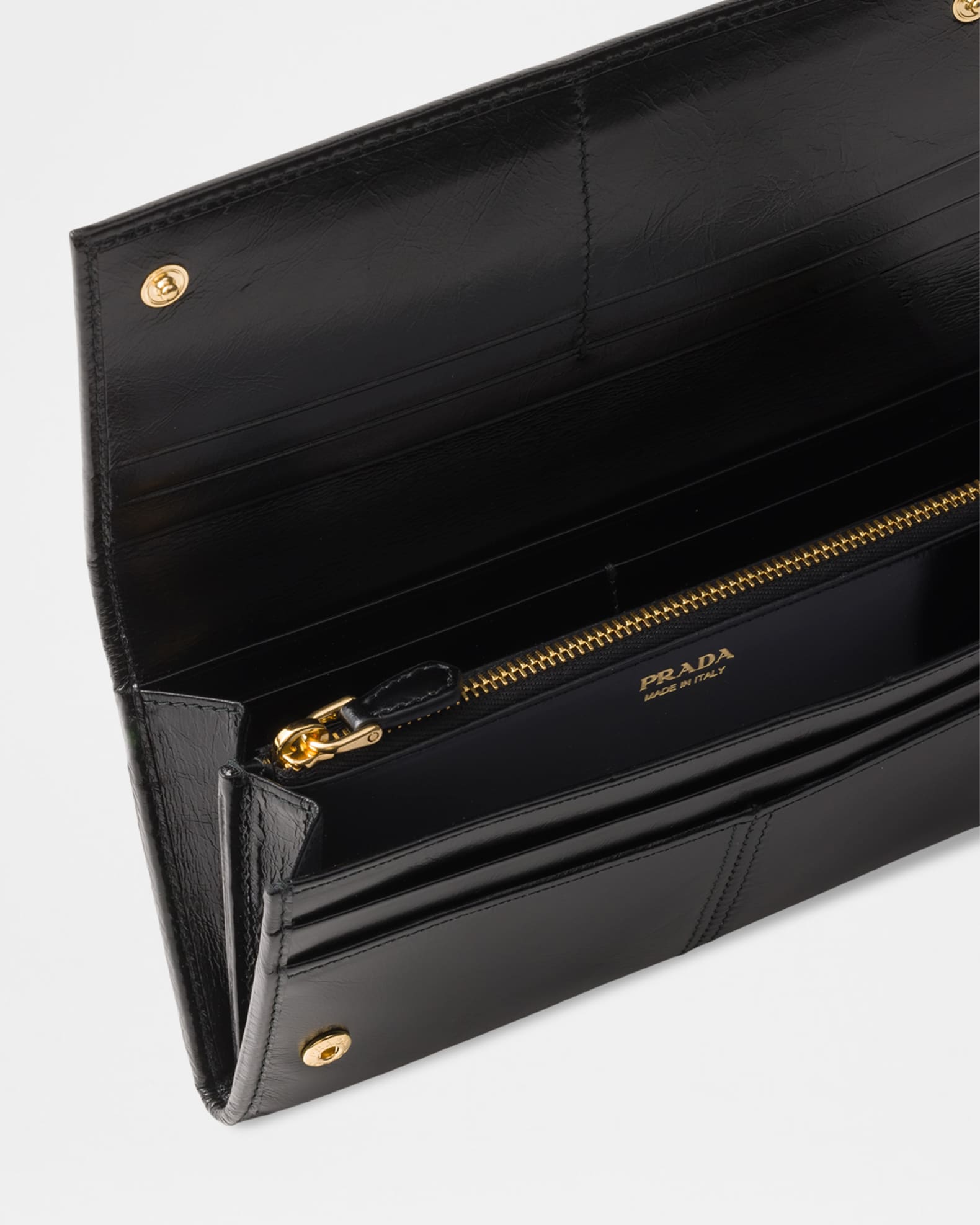 Prada Large Leather Wallet | Neiman Marcus
