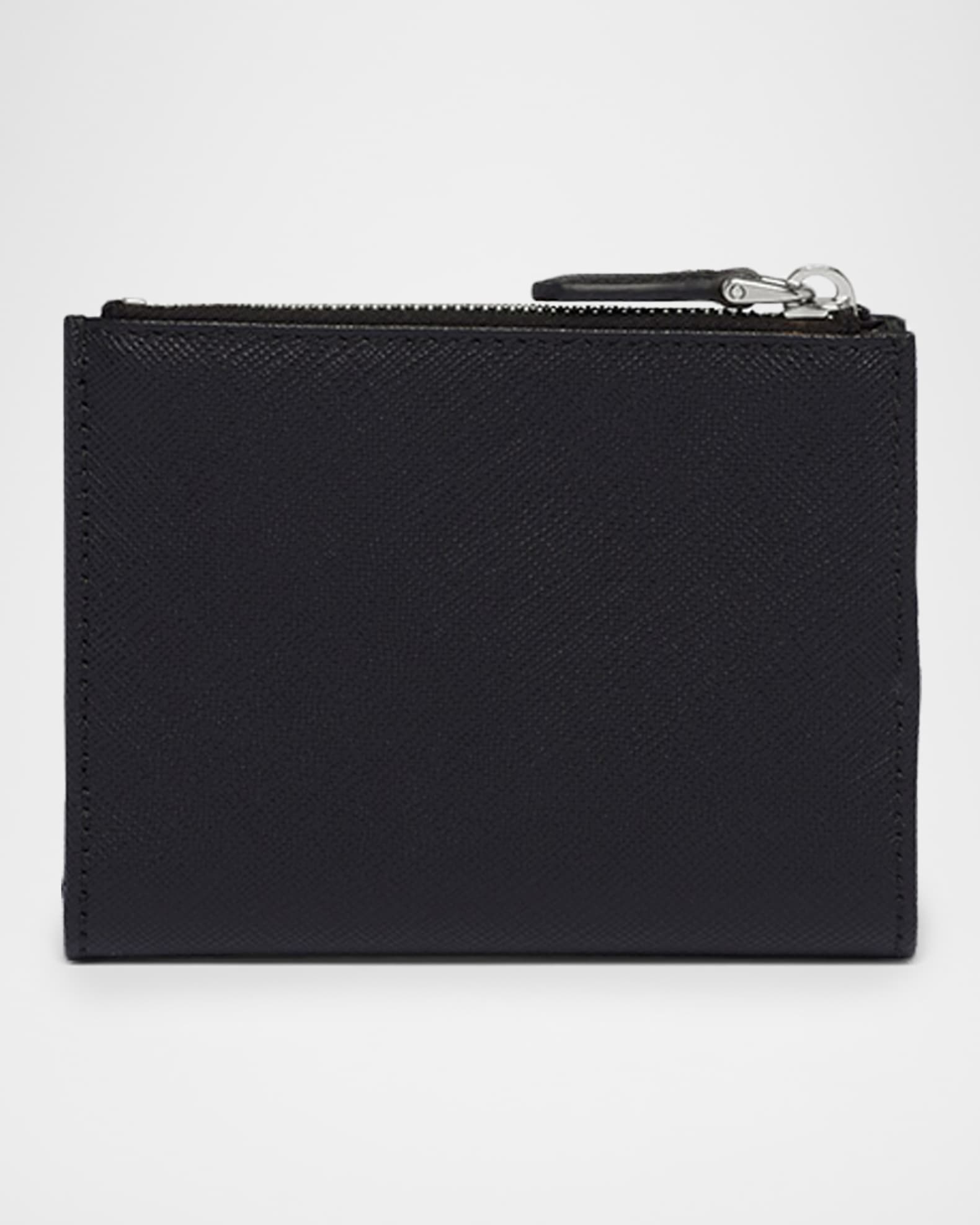Small Bifold Saffiano Leather Wallet | Neiman Marcus