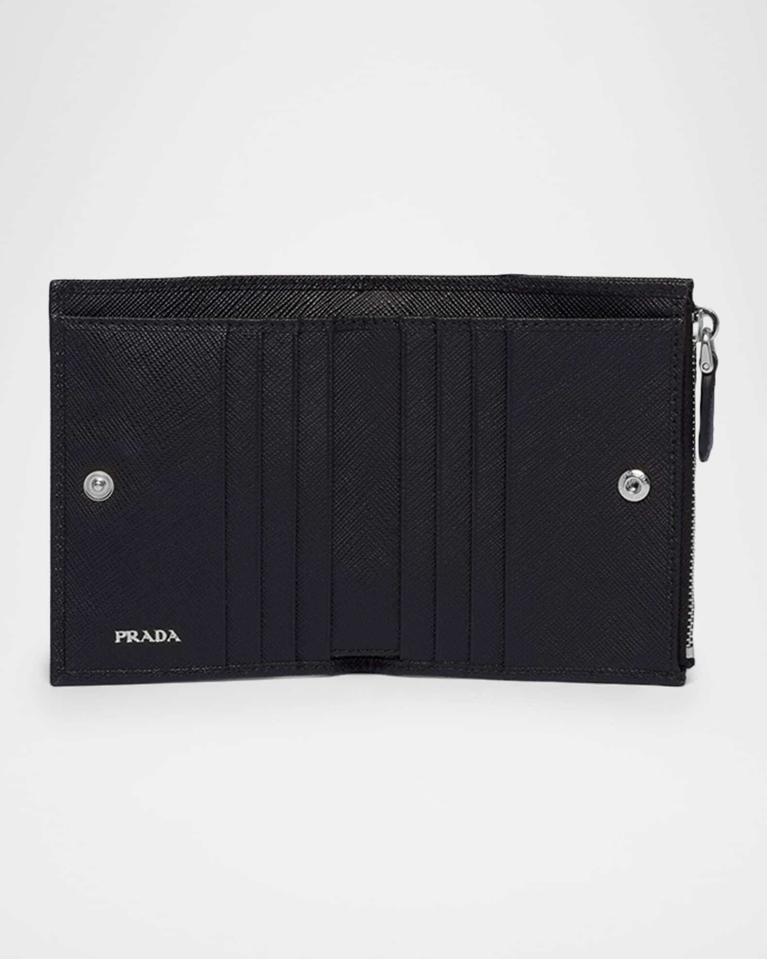 Small Bifold Saffiano Leather Wallet | Neiman Marcus