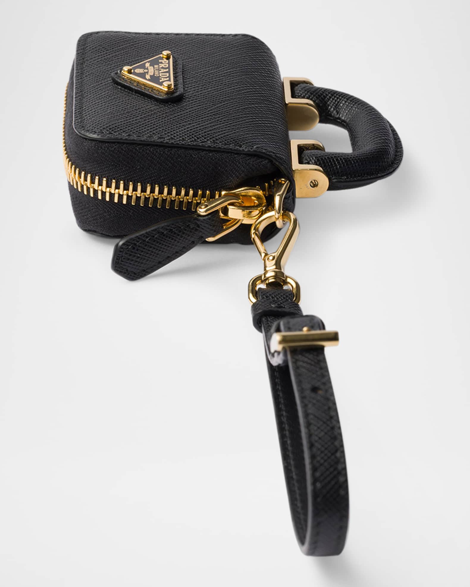 Prada Saffiano Leather AirPods Case | Neiman Marcus