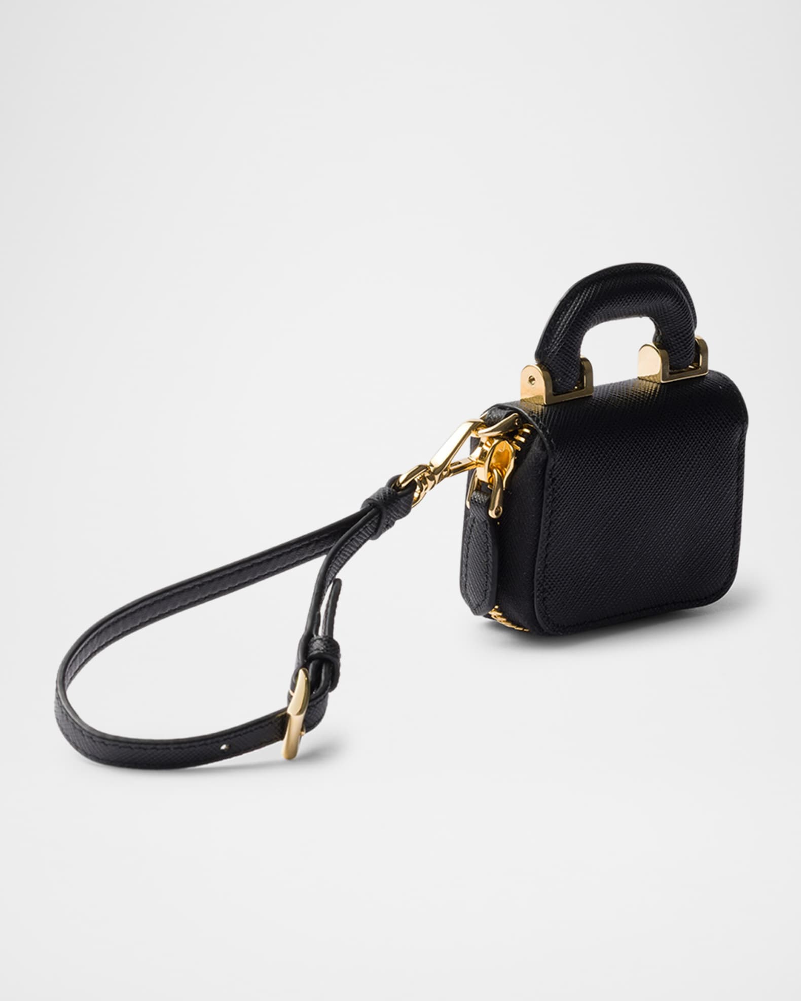 Prada Saffiano Leather AirPods Case | Neiman Marcus