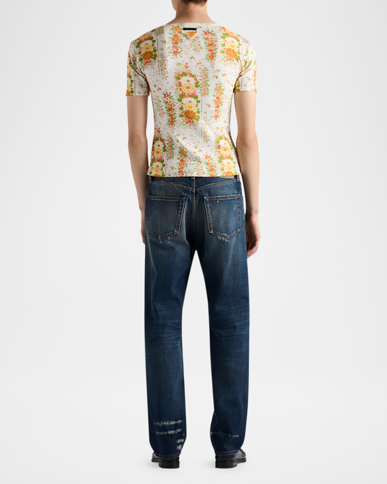 Prada Men's Relaxed-Leg Denim Jeans | Neiman Marcus