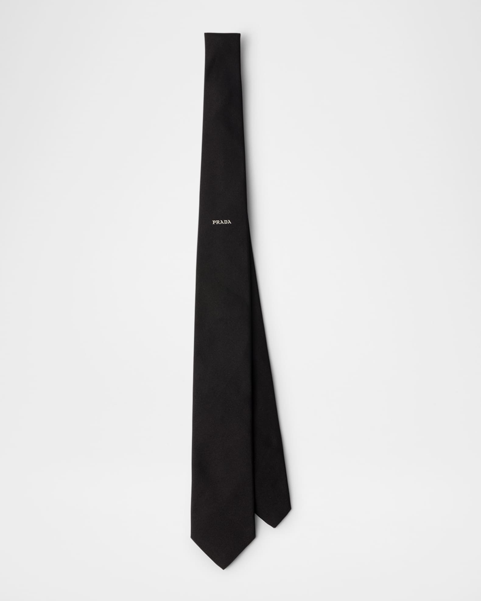 PRADA ネクタイ ブラック Prada Men's Silk Twill Tie | Neiman Marcus