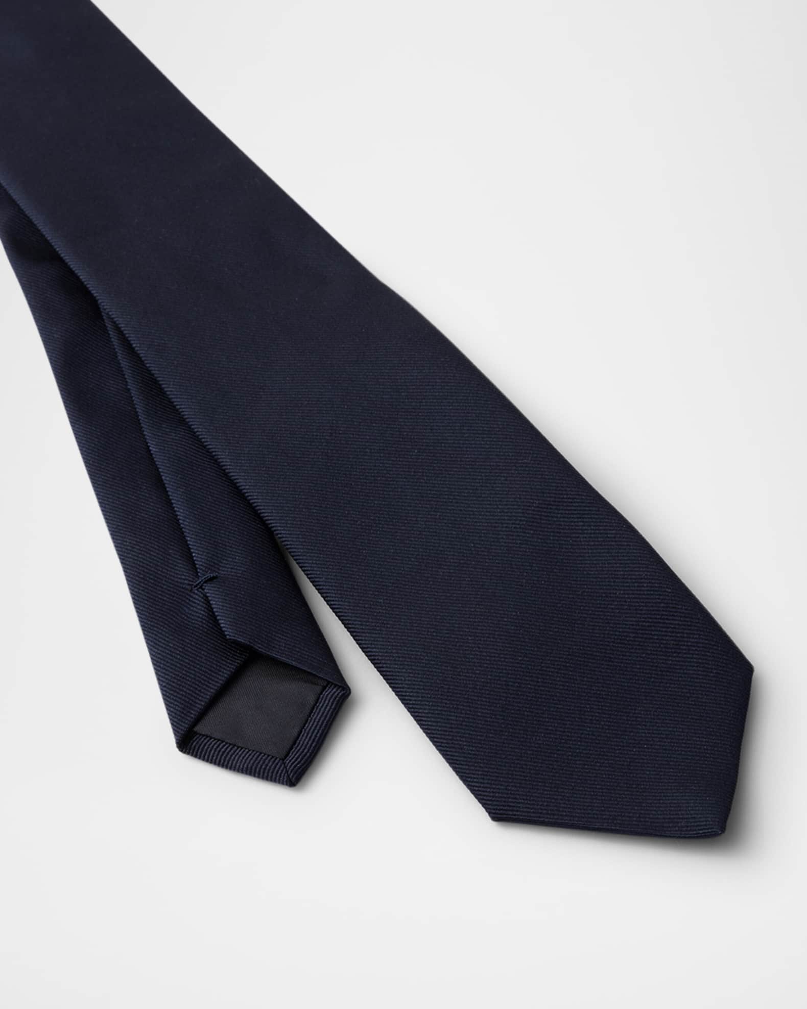 Prada Men's Silk Twill Tie | Neiman Marcus
