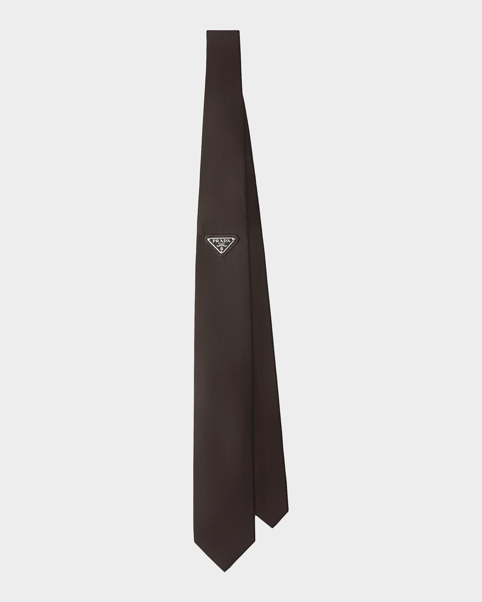 PRADA ロゴネクタイ　Re-nylon 黒 Prada Men's Re-Nylon Tie | Neiman Marcus