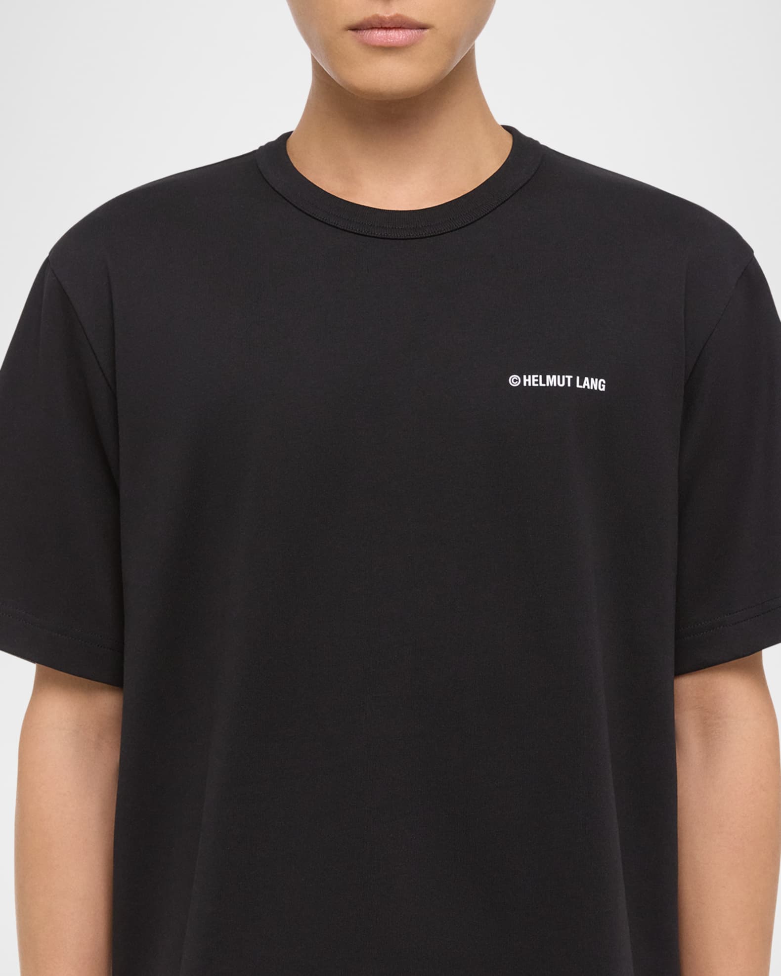 HELMUT LANG ブラック Tシャツ 半袖 HELMUT LANG T-Shirt / Limited Edition graphic black tee / size XS